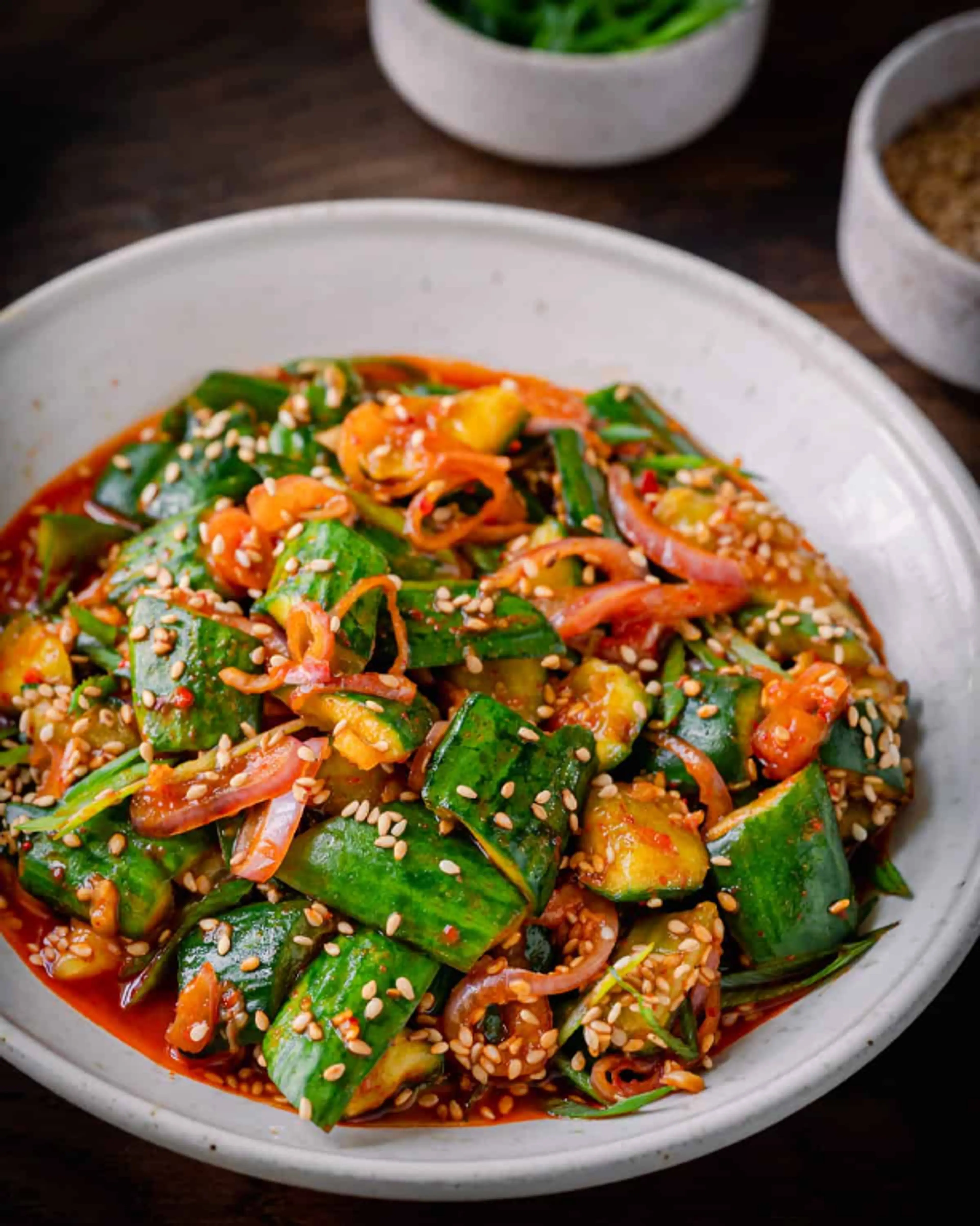 Spicy Korean Cucumber Salad