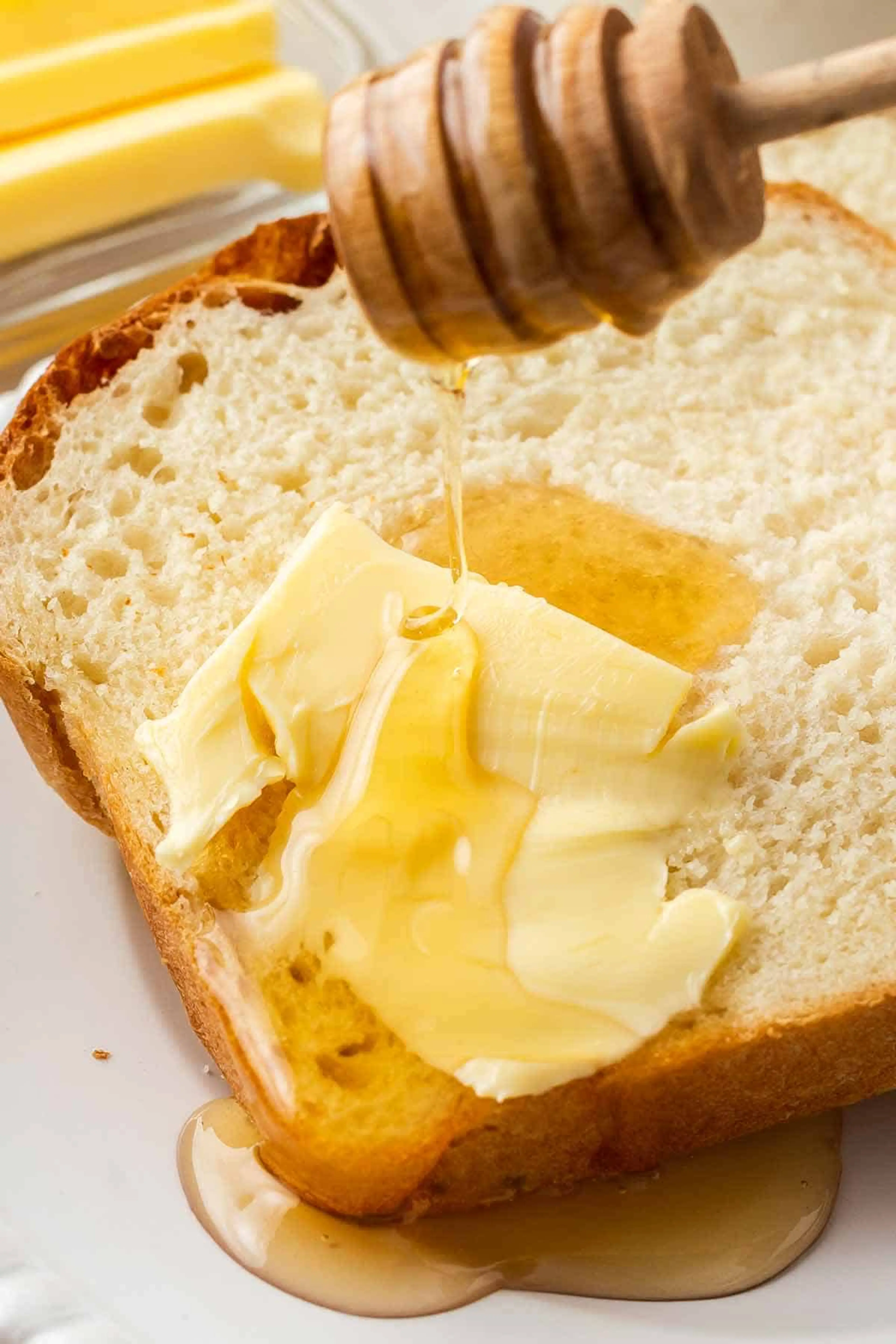 Easy Milk and Honey Bread (5 Ingredients)