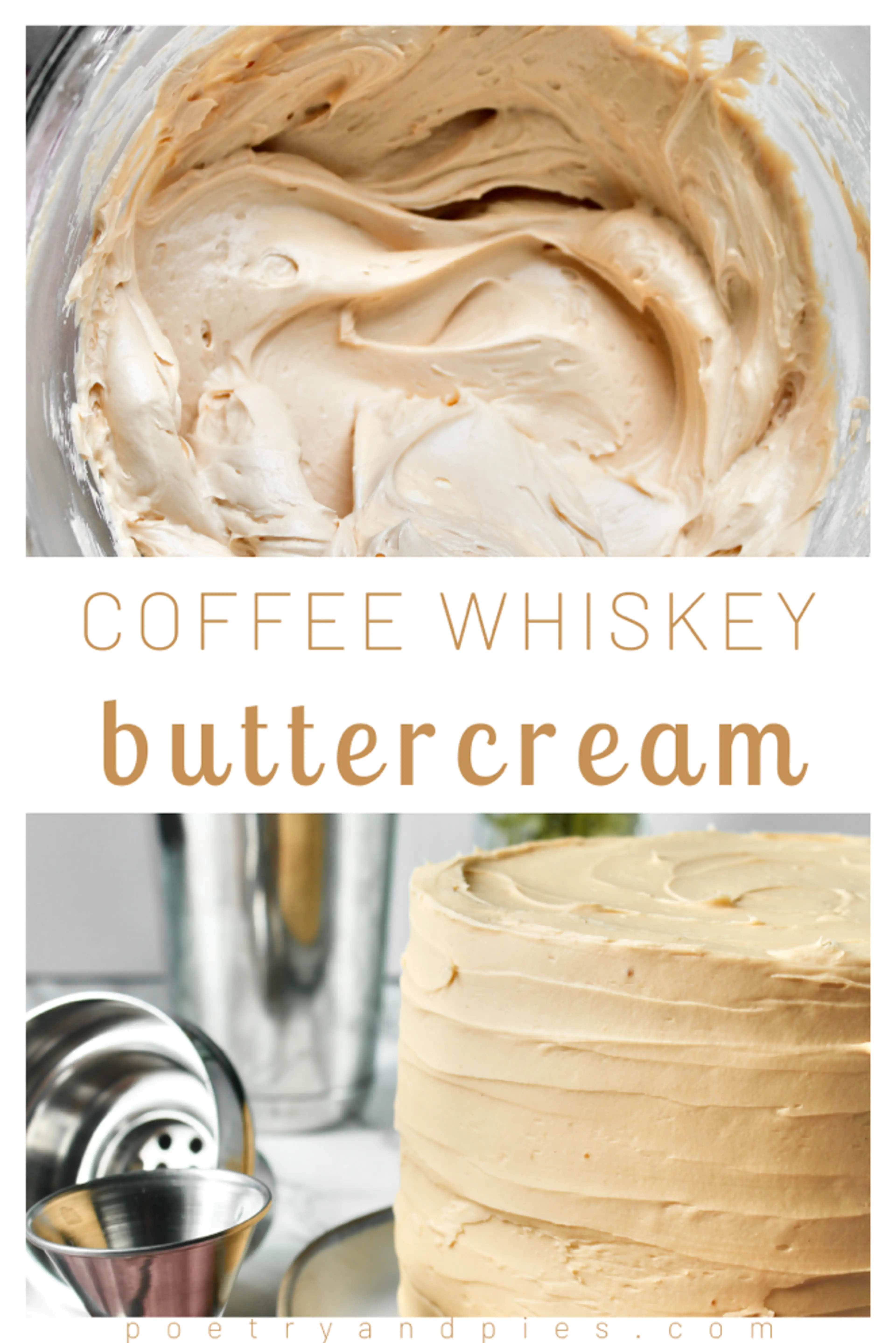 Coffee Whiskey Buttercreme