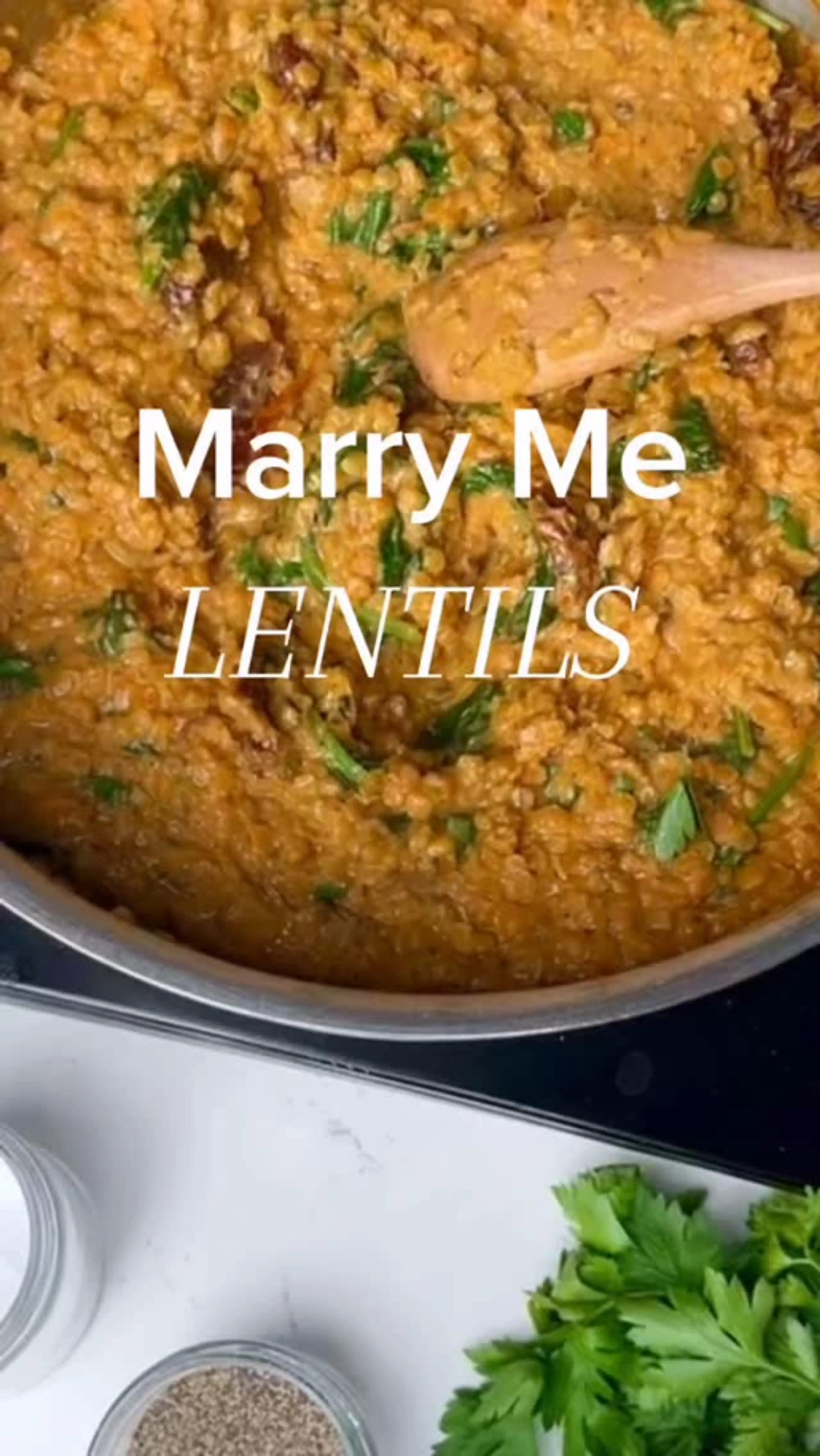 One Pan Marry Me Lentils