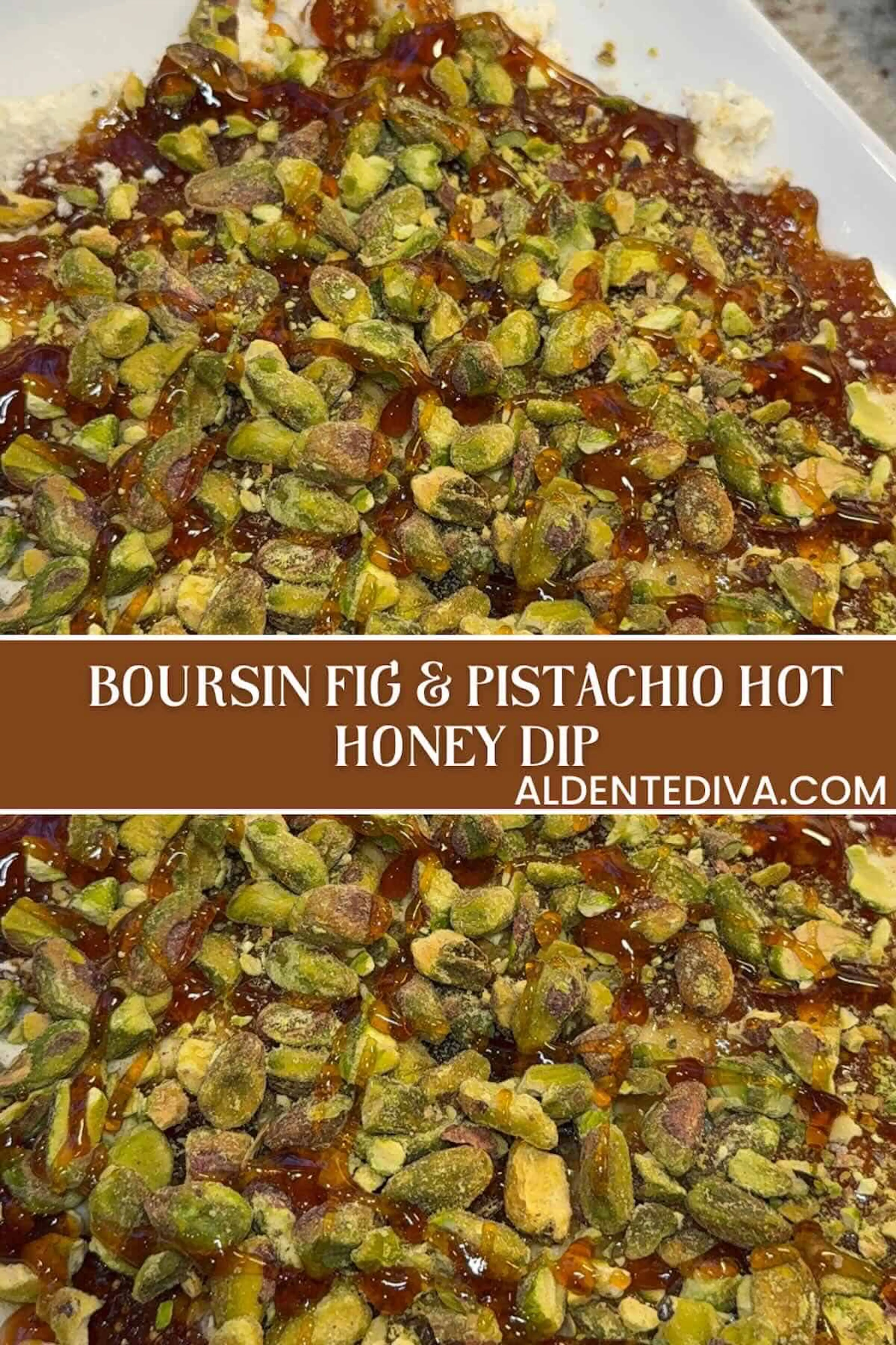 Boursin Fig & Pistachio Hot Honey Dip Recipe