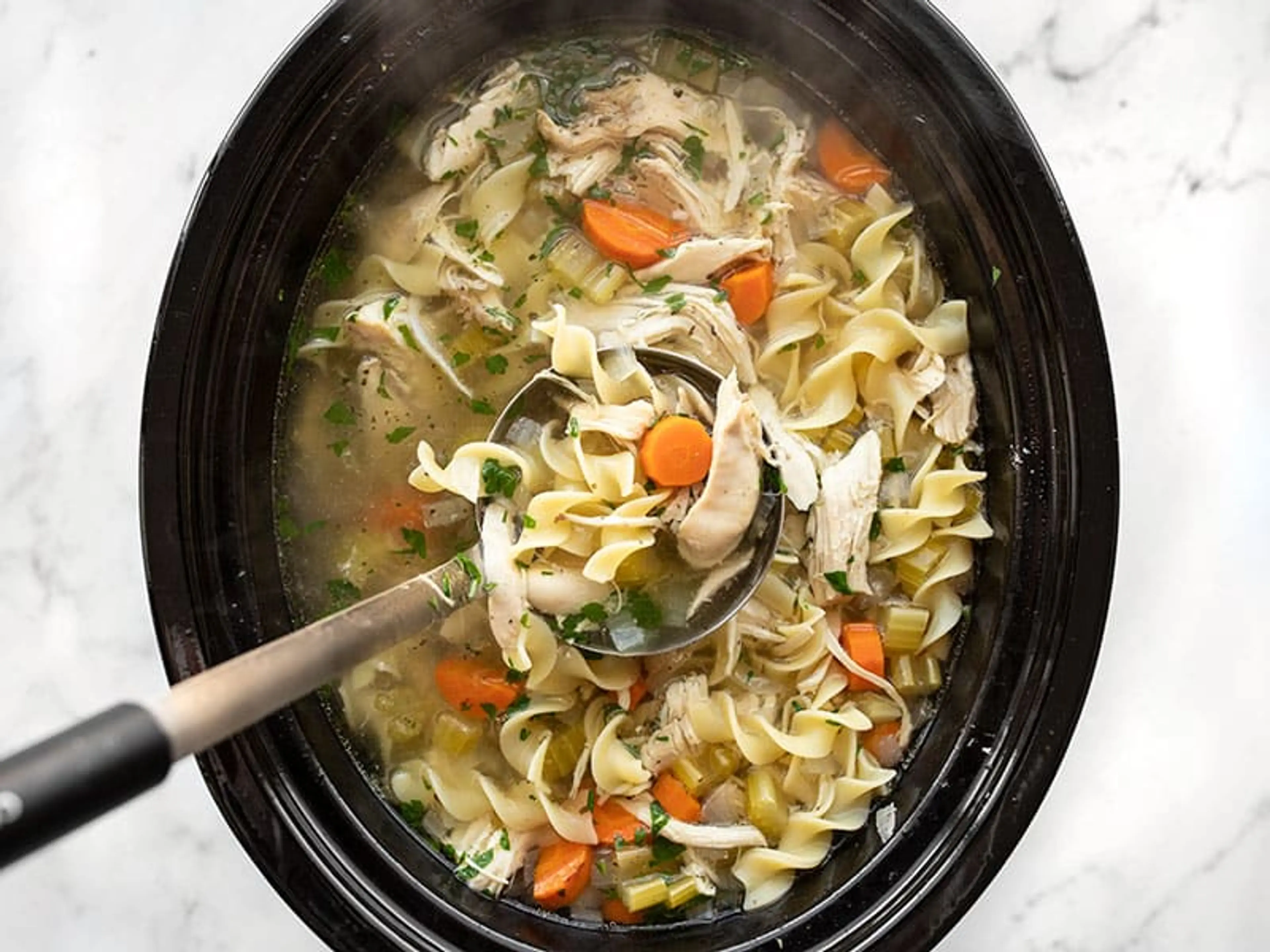 Slow Cooker Chicken Noodle Soup
