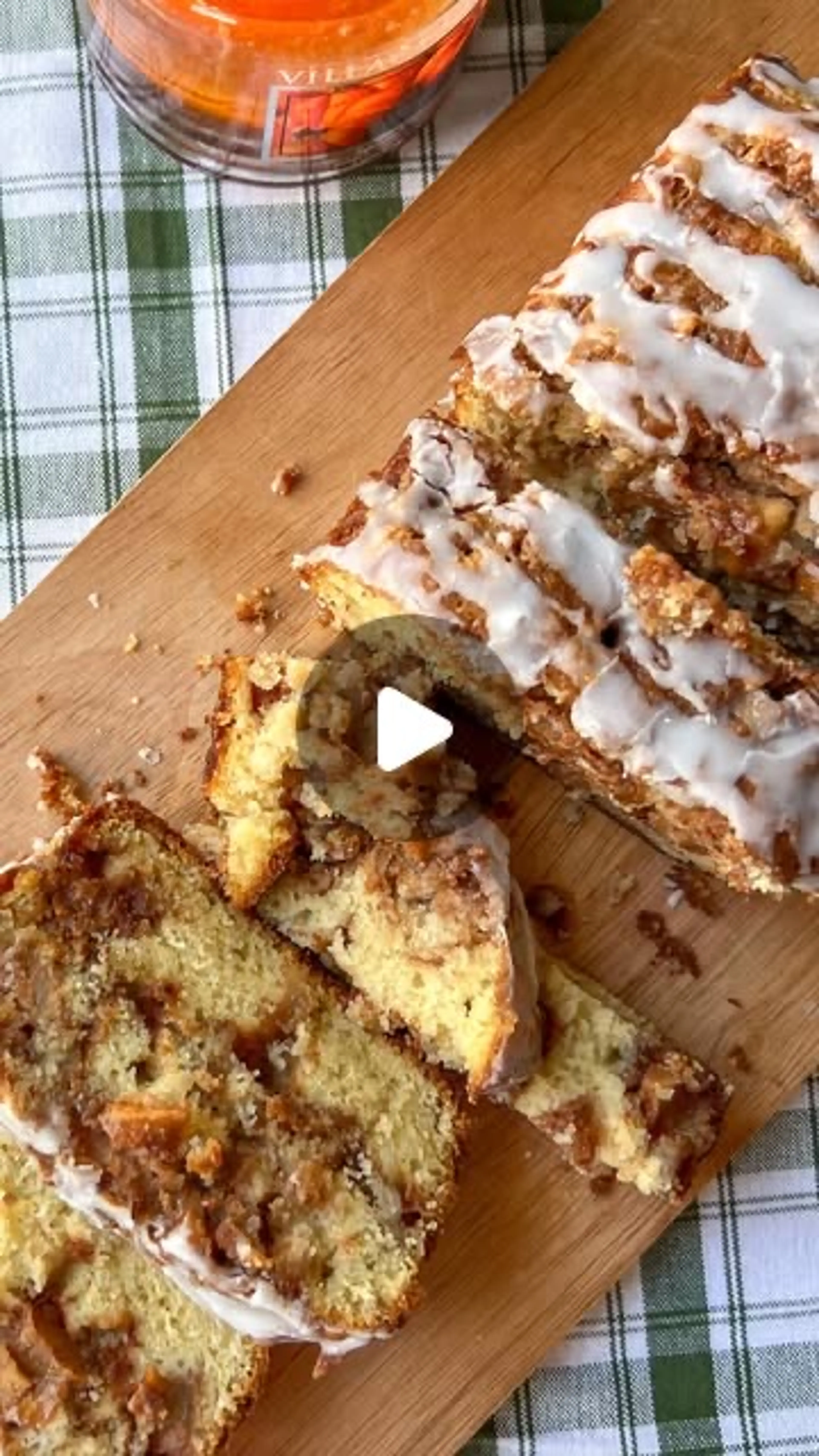 Apple Fritter Loaf Cake