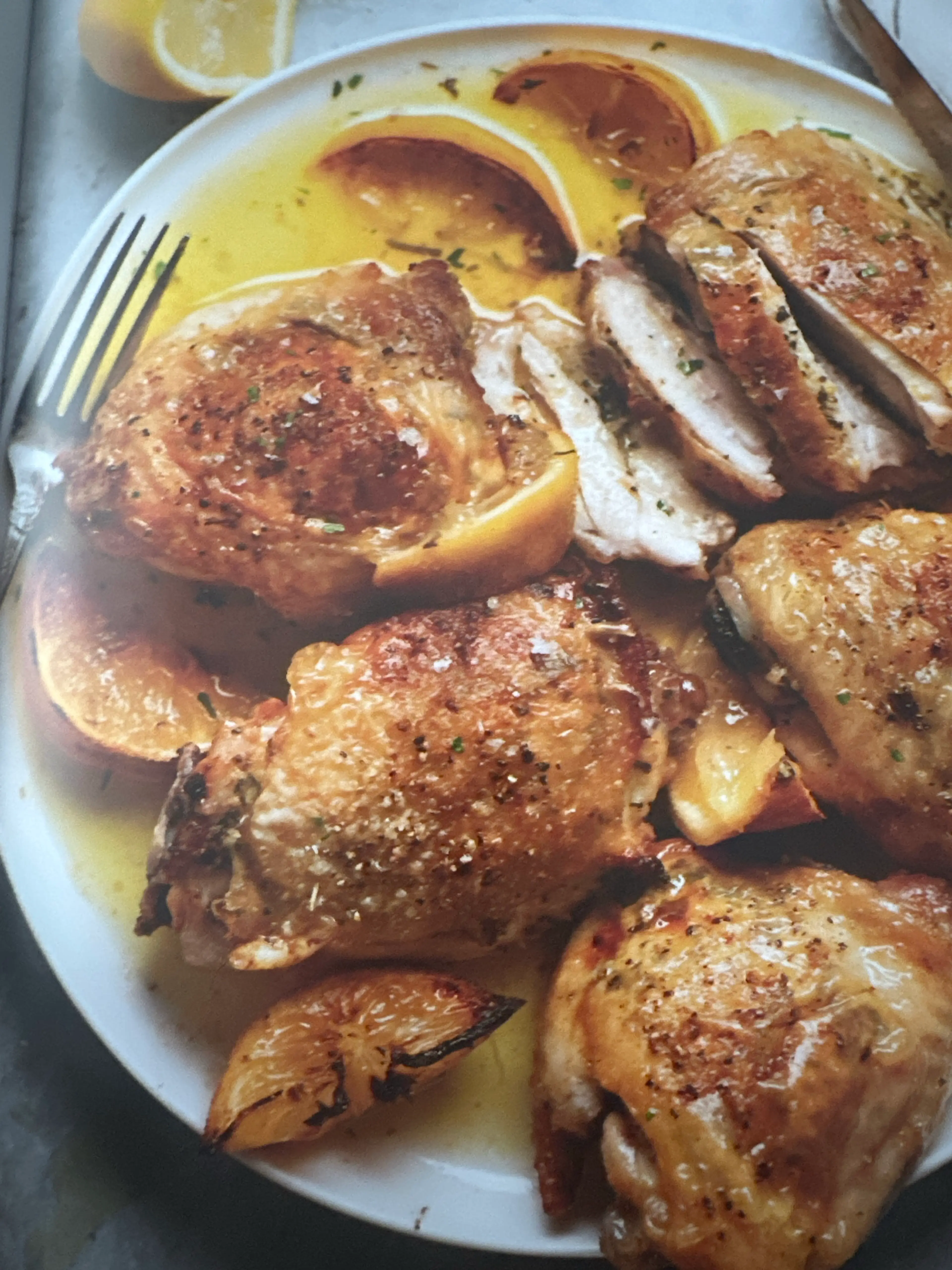 CRISPY LEMON GARLIC BUTTER CHICKEN