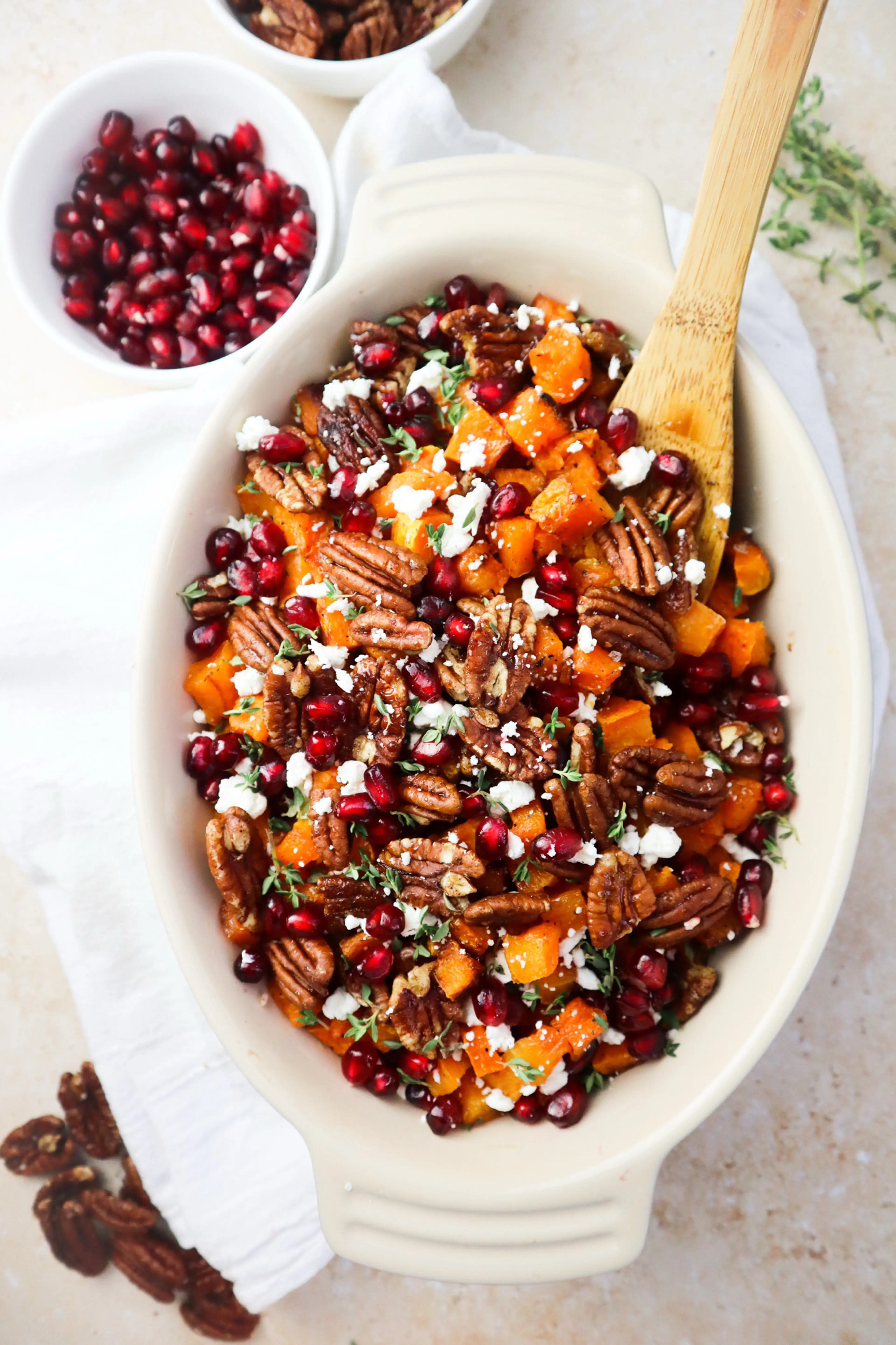 BUTTERNUT SQUASH AND GOAT CHEESE SALAD