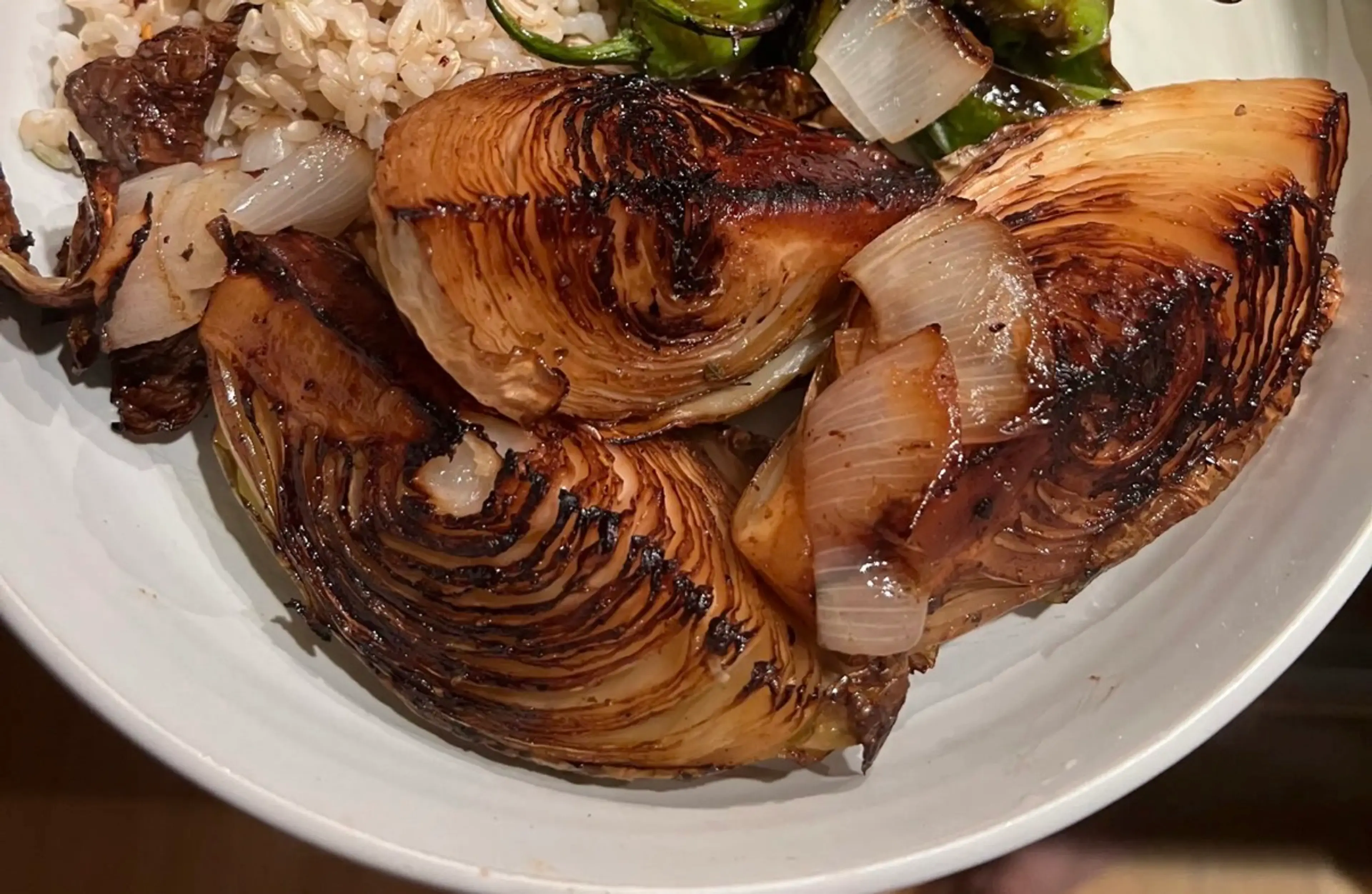 Roasted Balsamic Cabbage Wedges