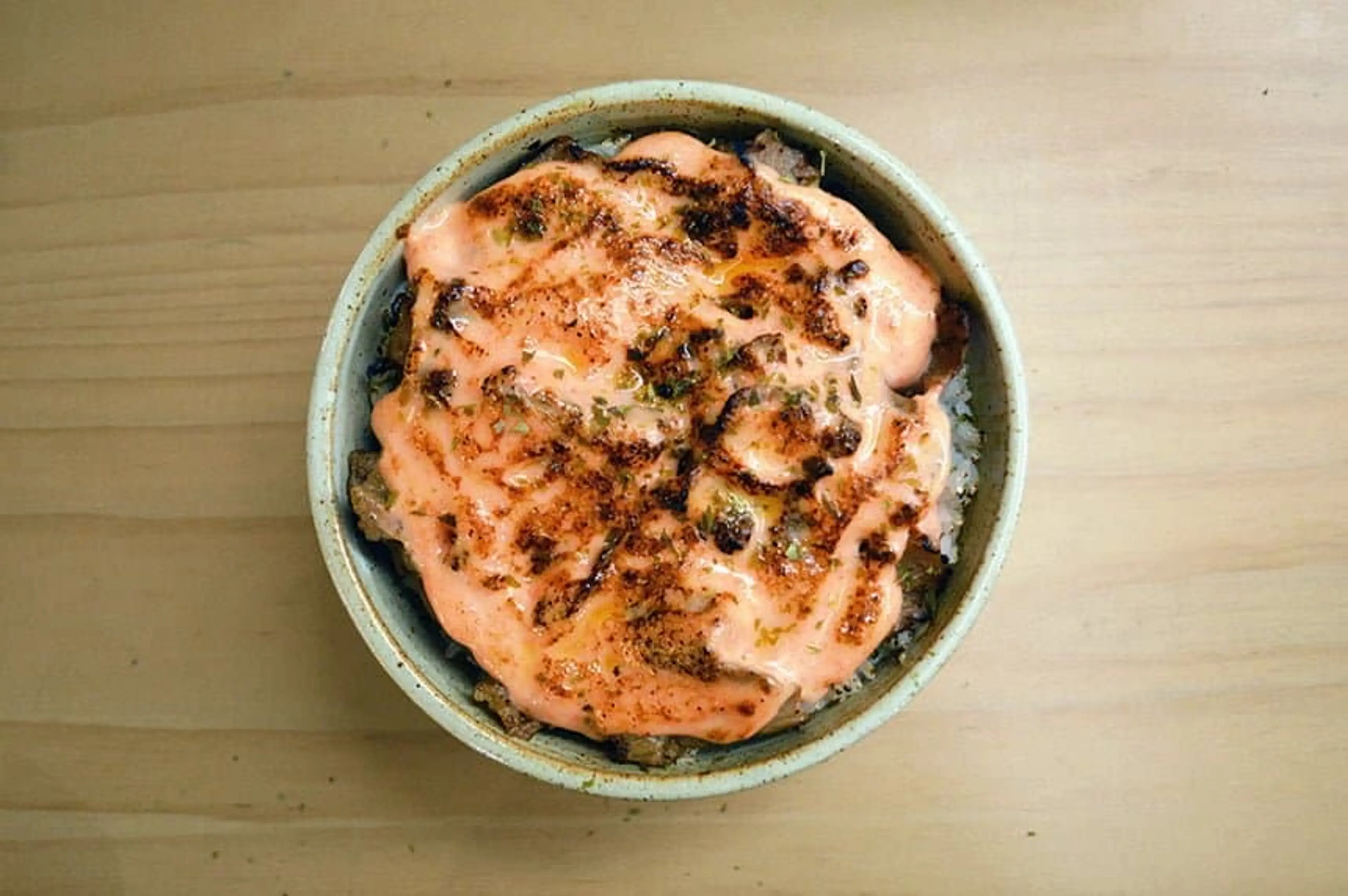 Beef Mentaiko Rice Bowl