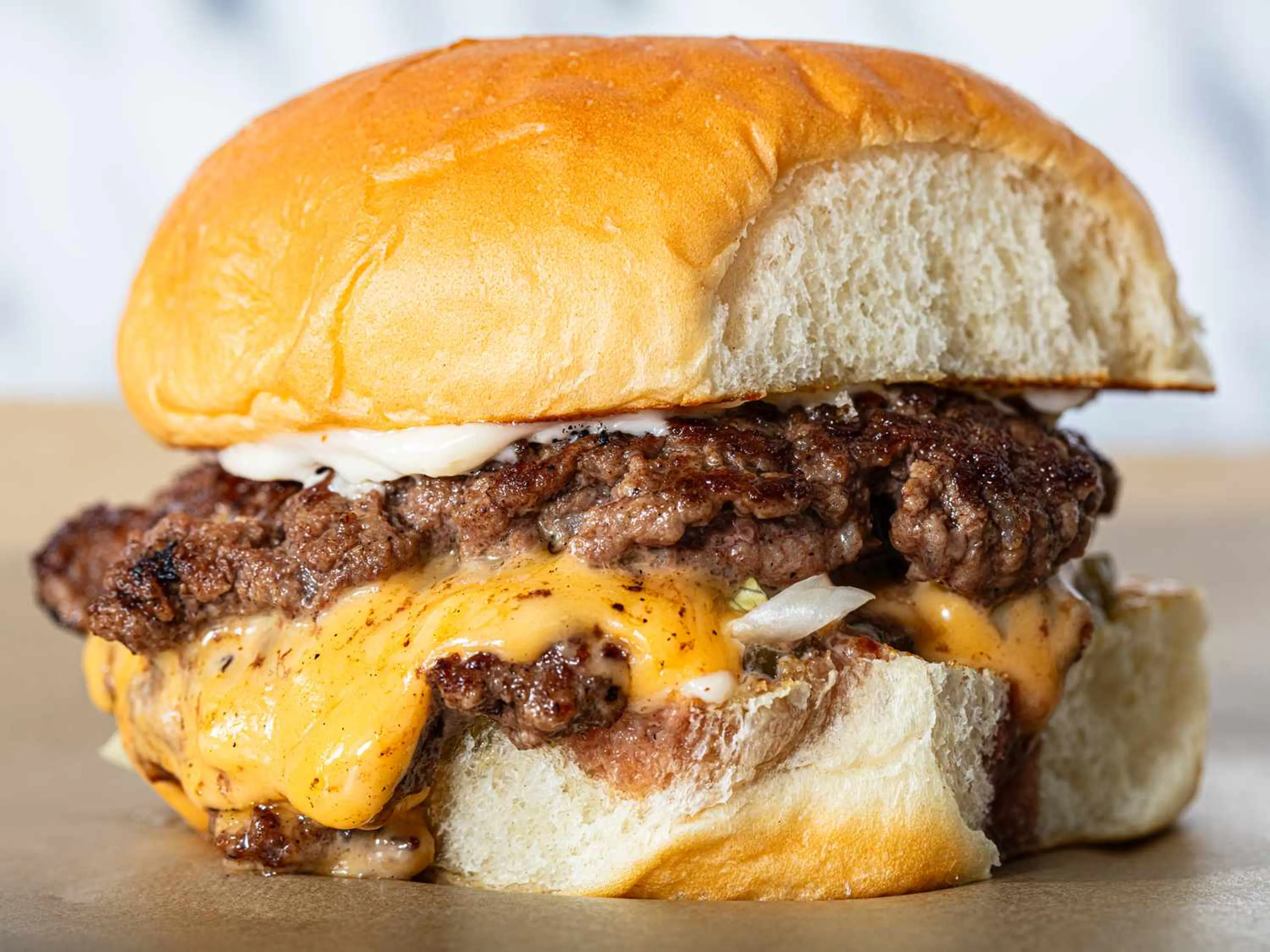 The Ultimate Smash Cheeseburger