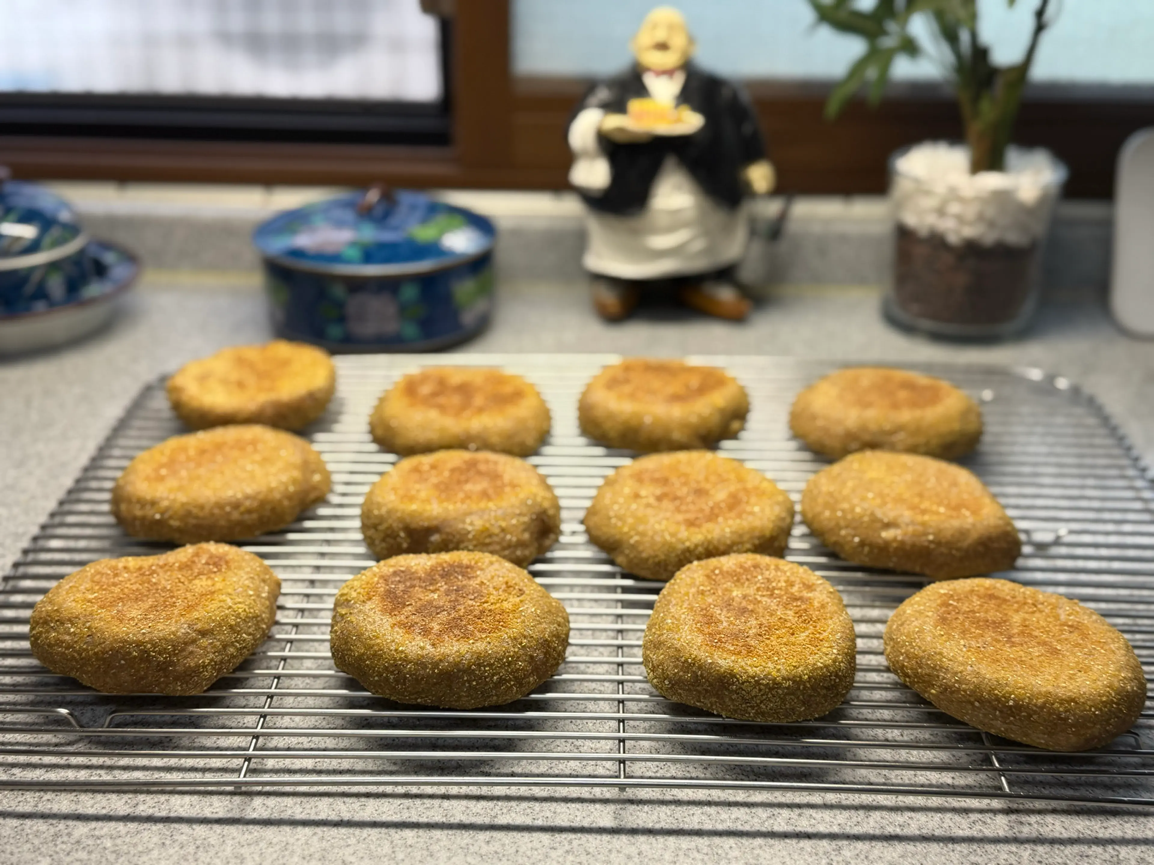 Sourdough Whole Wheat English Muffins