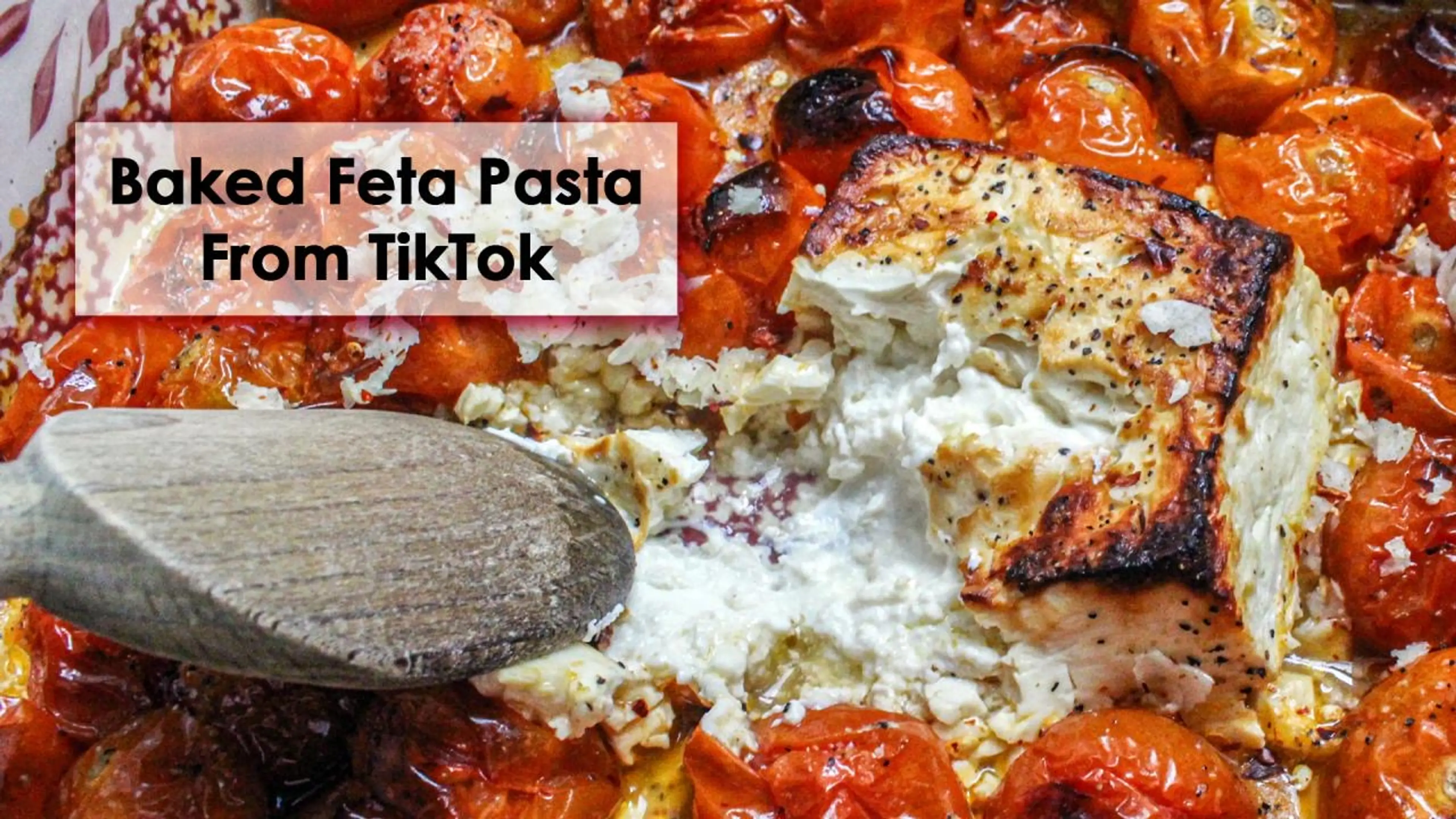 TikTok Baked Feta Pasta