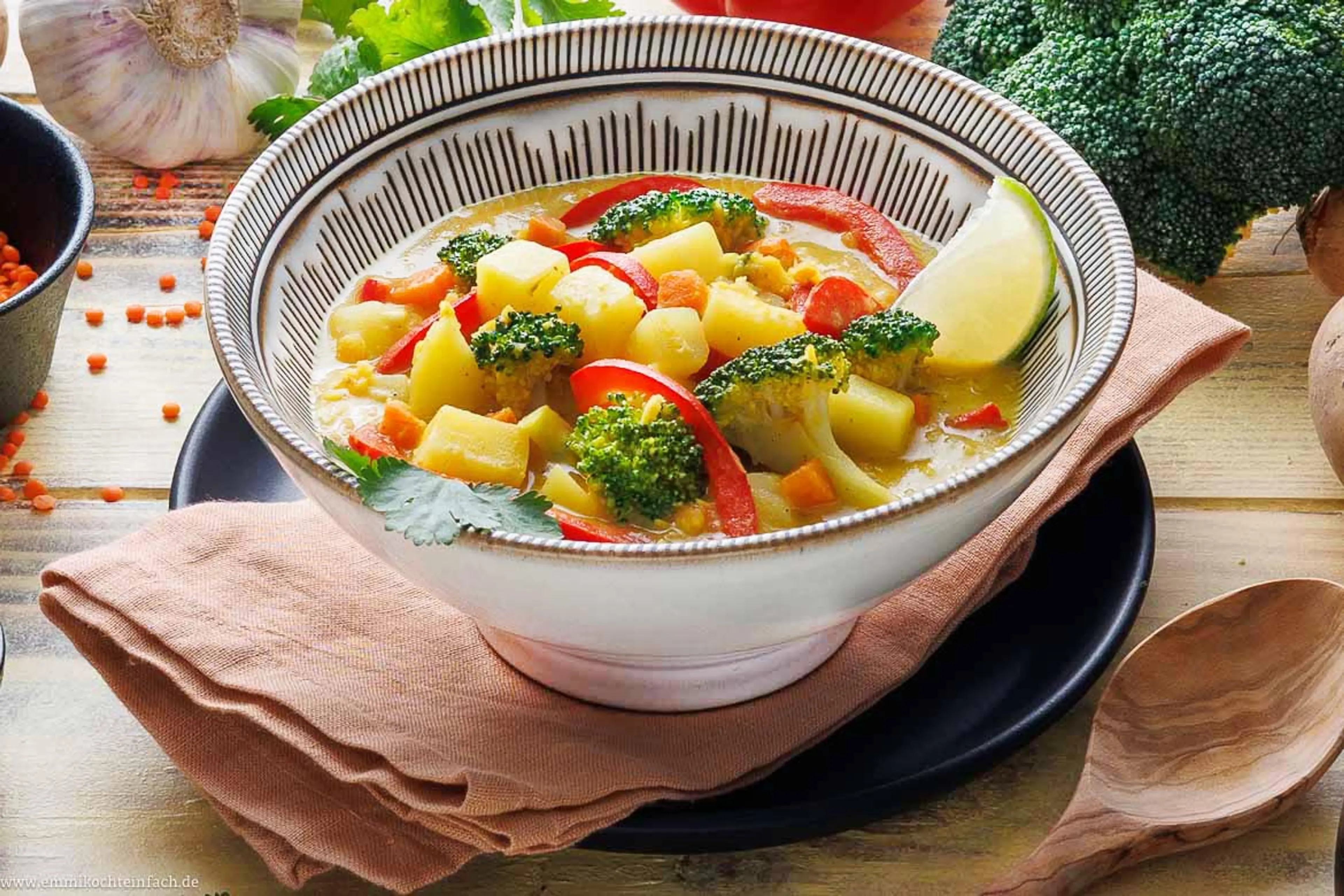 Gemüsecurry mit Kokosmilch