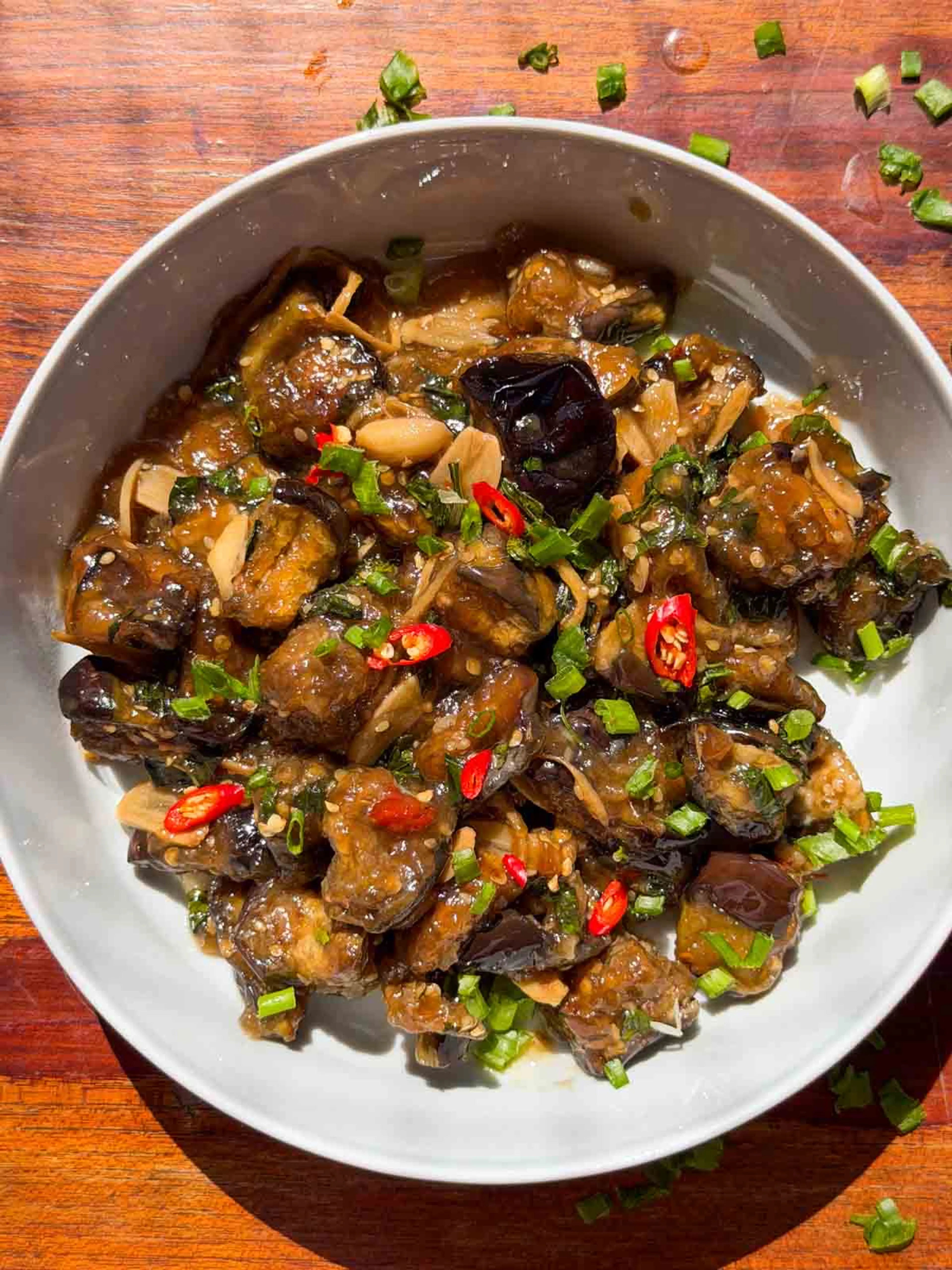 Air Fryer Thai Eggplant
