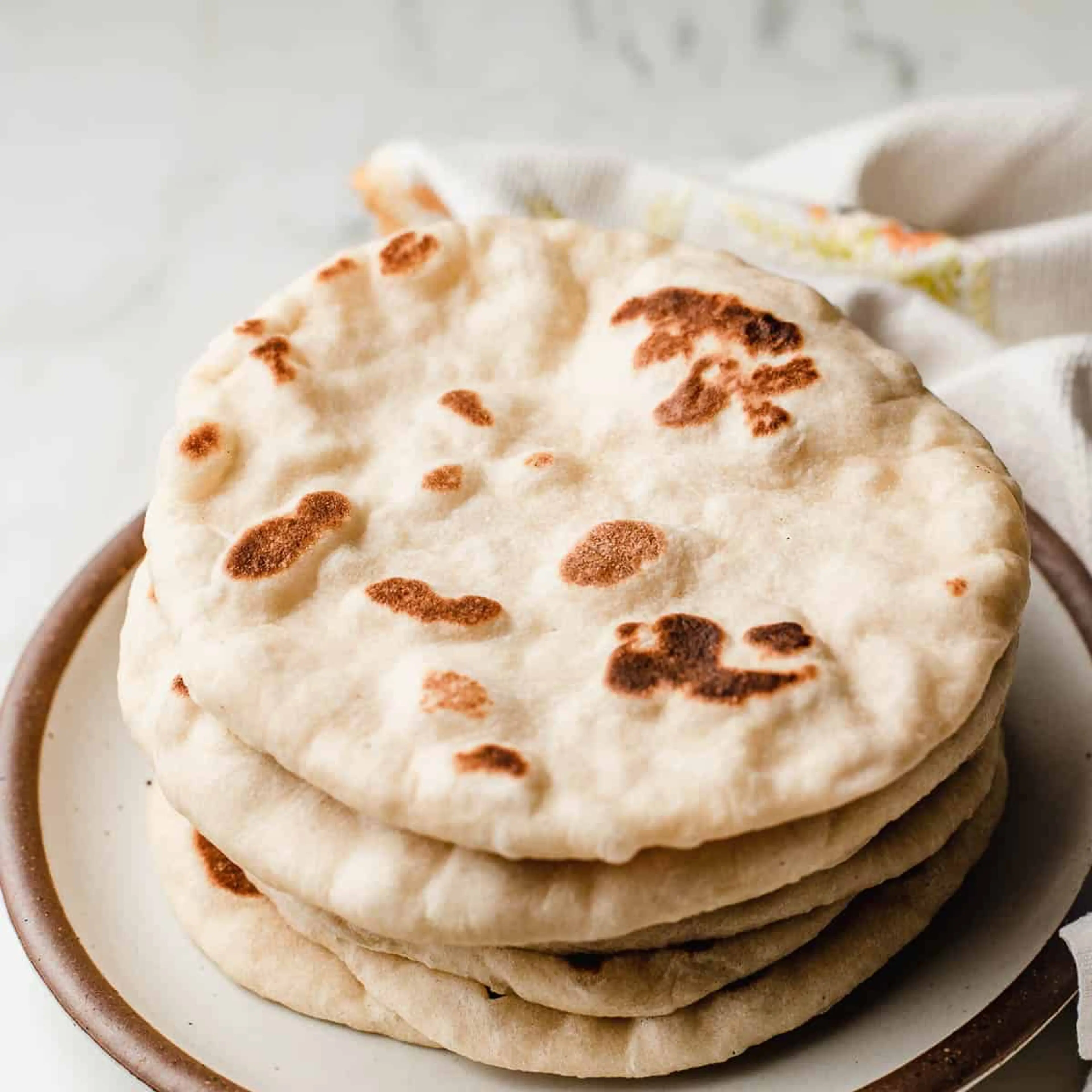 Sourdough Naan Flatbread (w/ Yogurt)