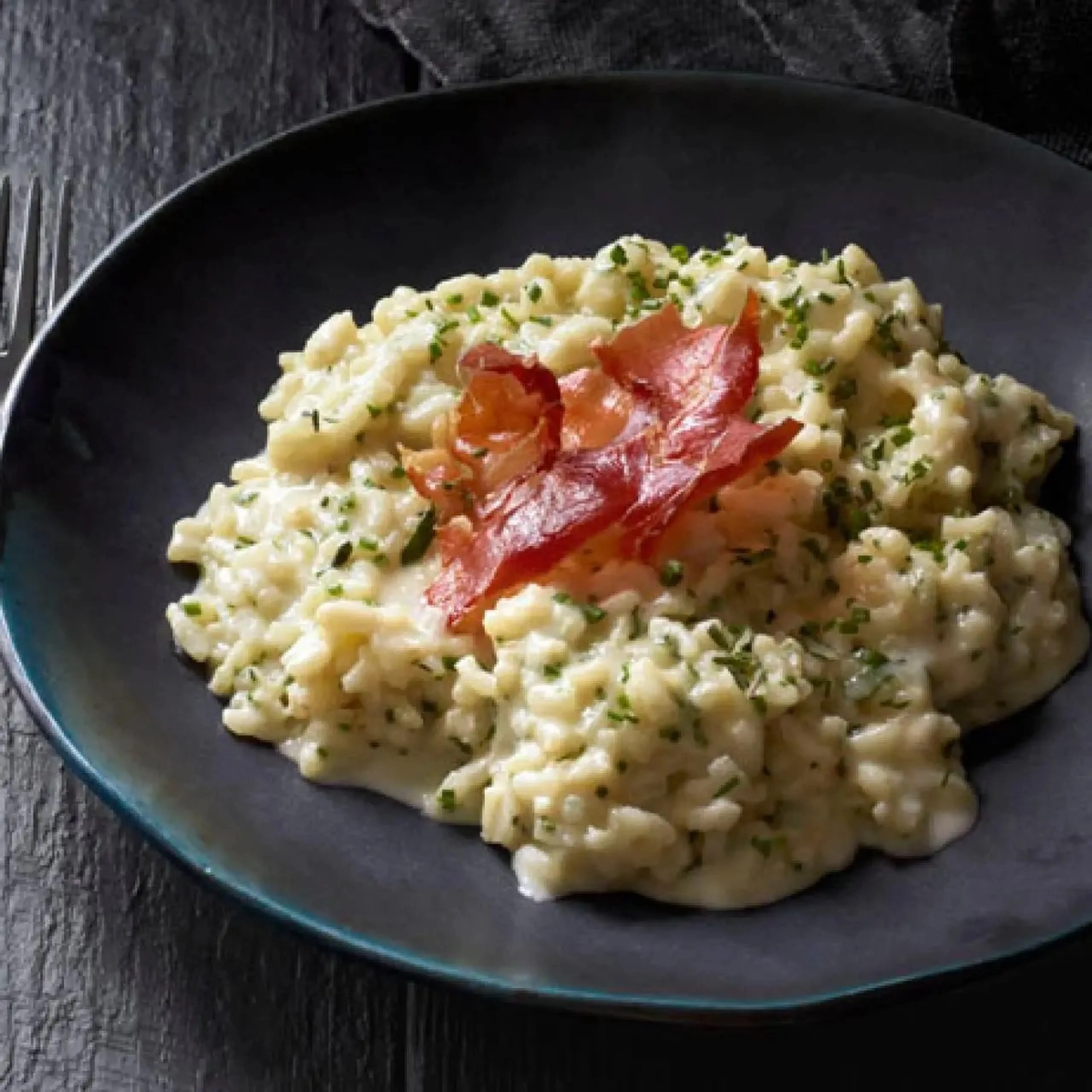 Risotto With Mascarpone & Prosciutto