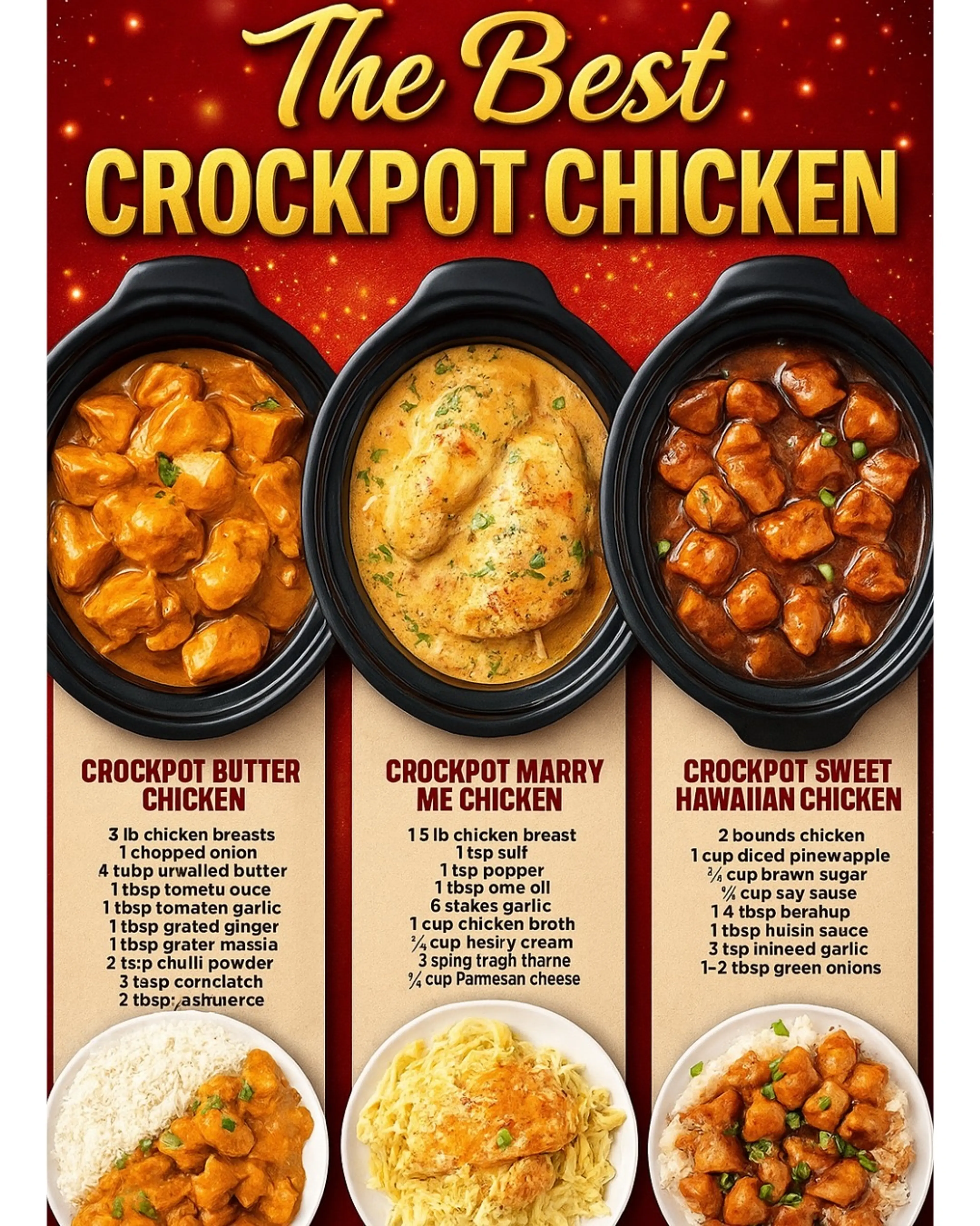 Easy Crockpot Chicken Recipes