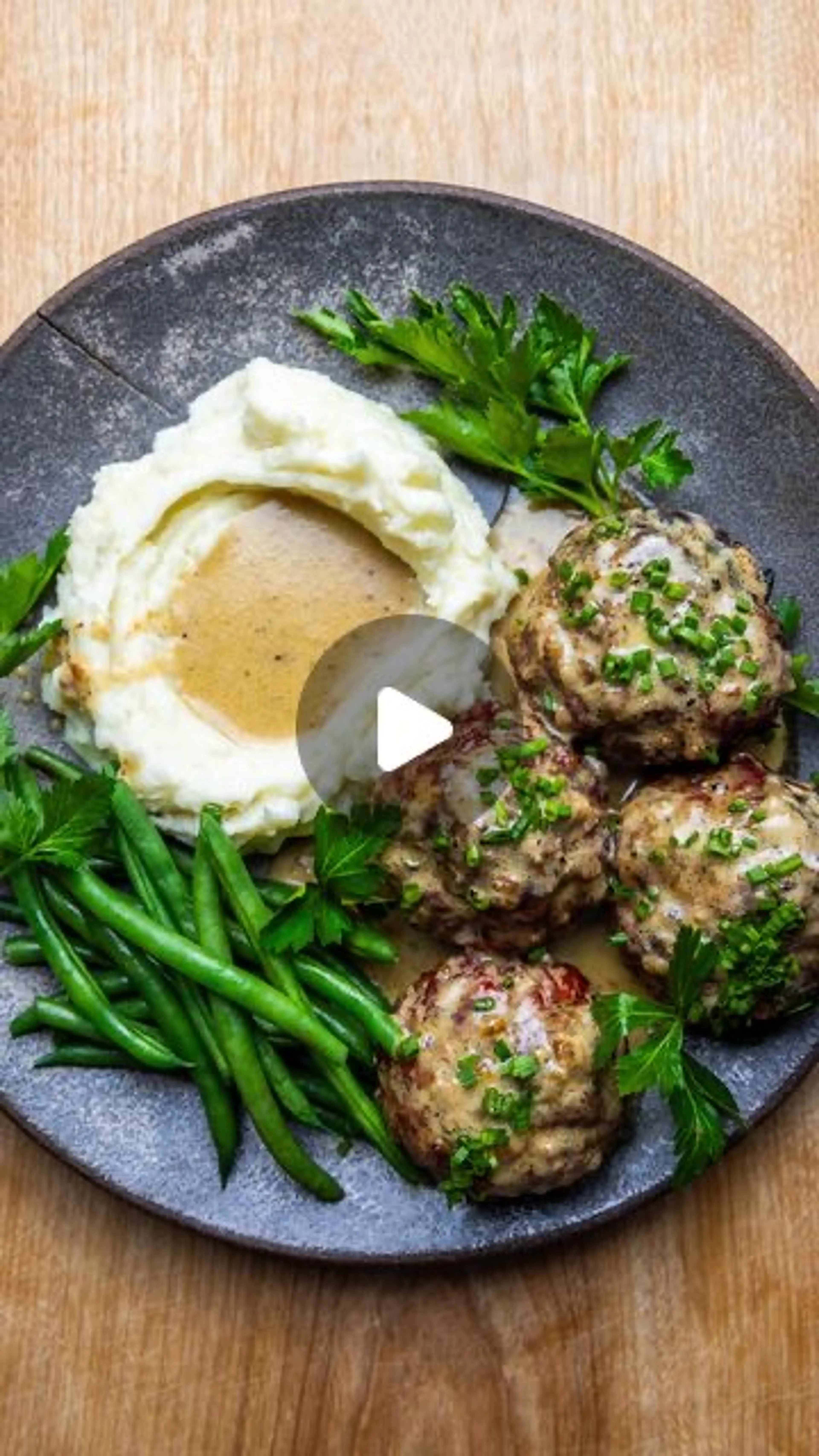 Creamy Smoked Steak Au Poivre Meatballs