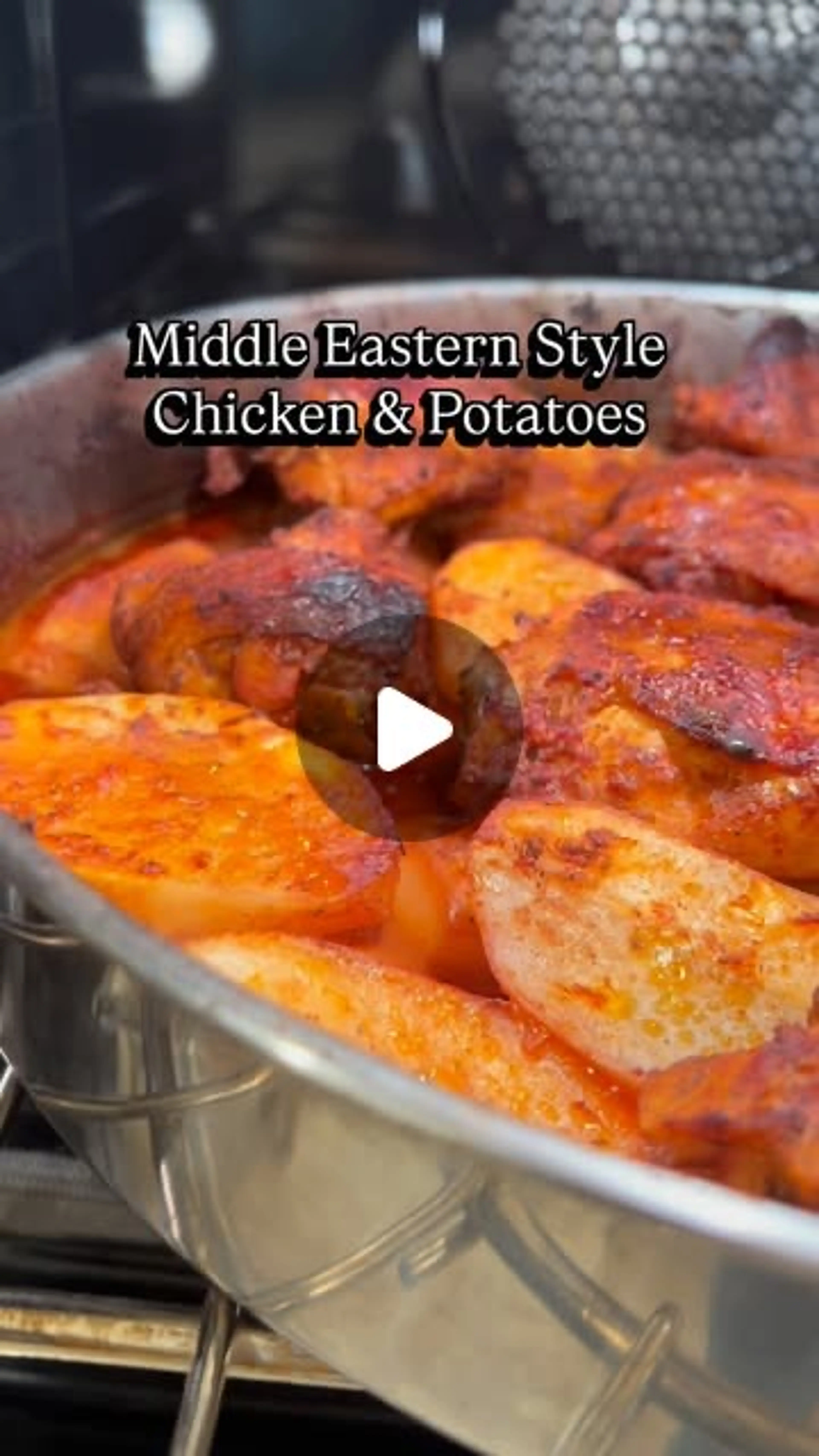 Chicken & Potatoes, Middle Eastern Style with a Twist