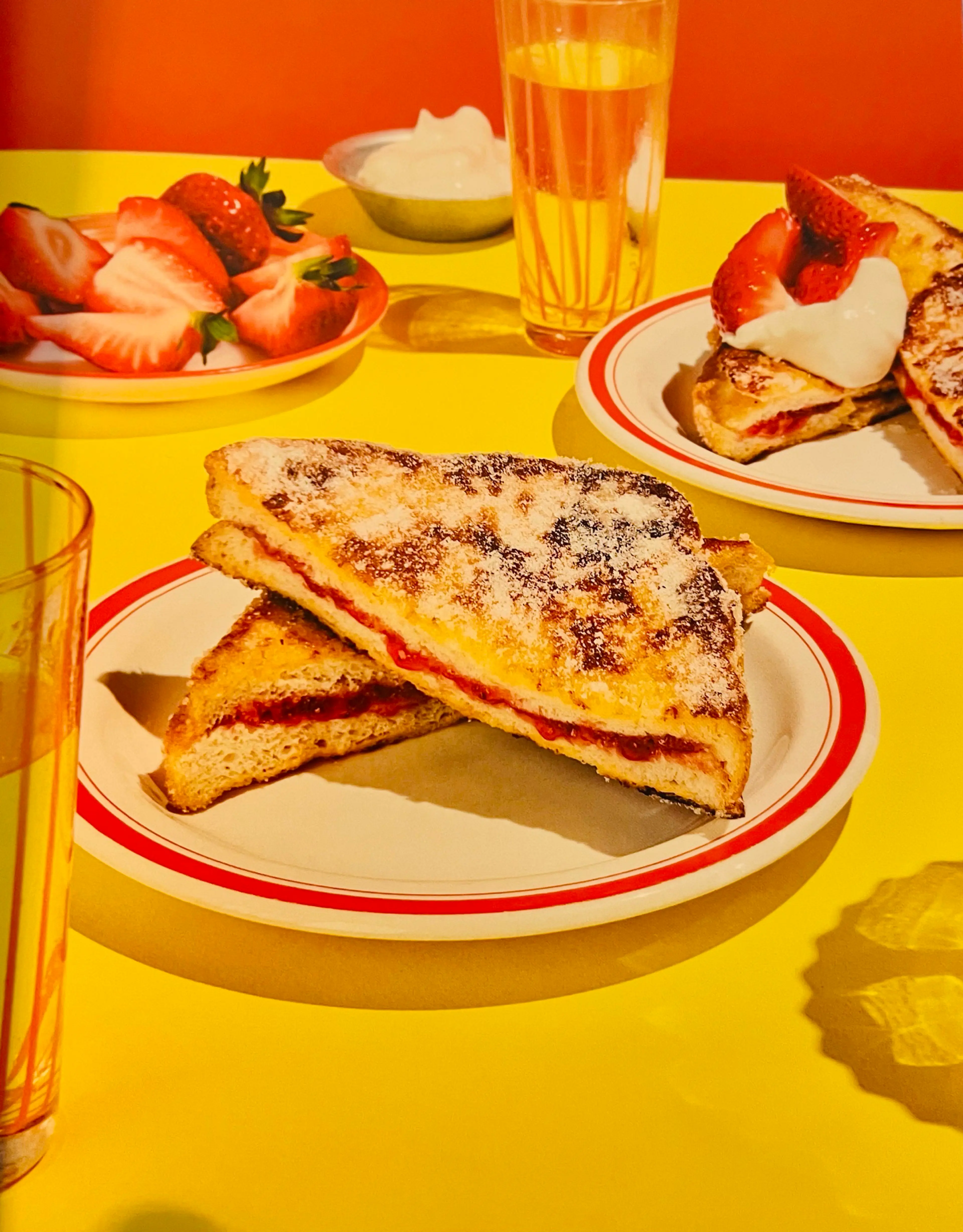 Jam Doughnut French Toast