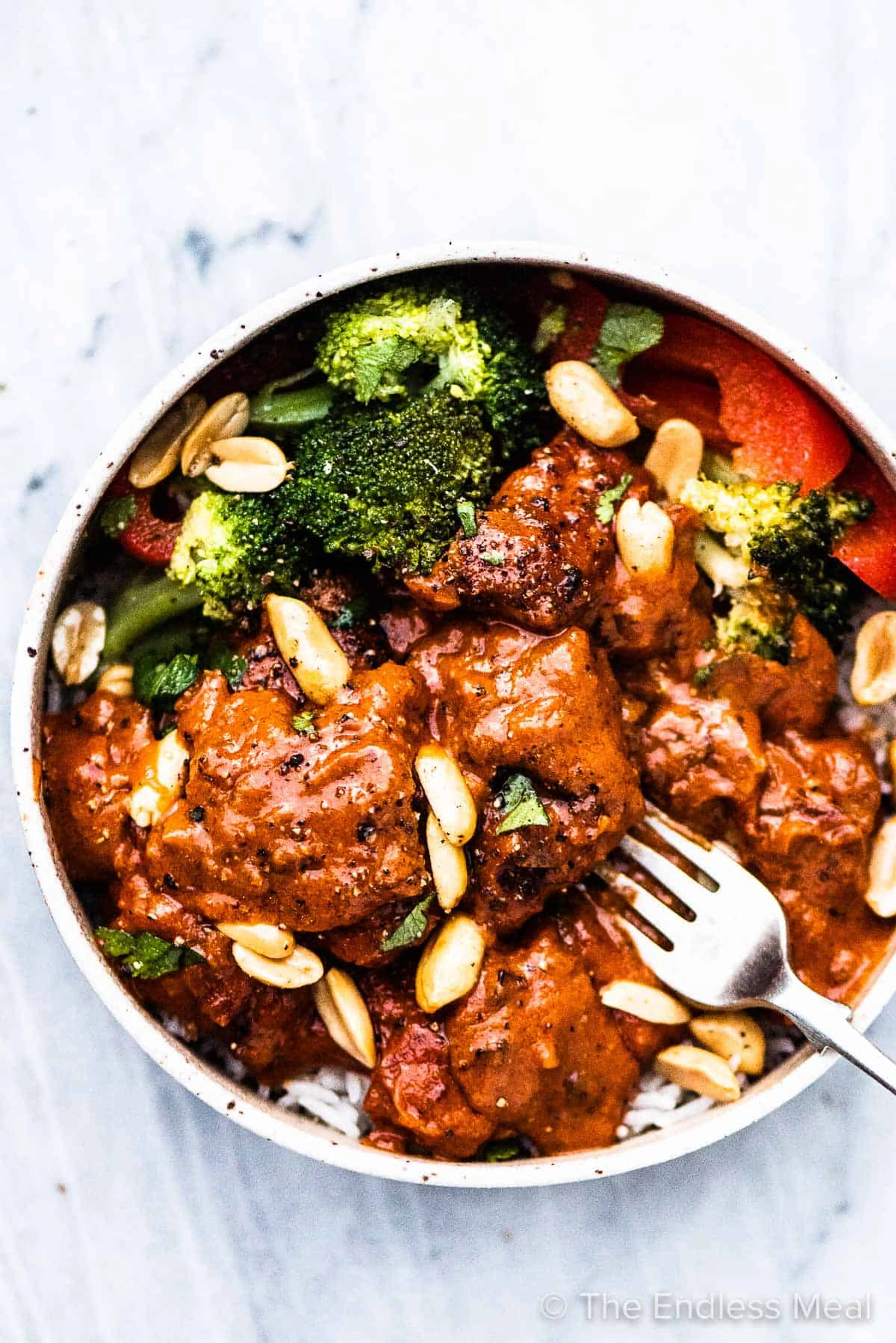 Saucy Peanut Butter Chicken