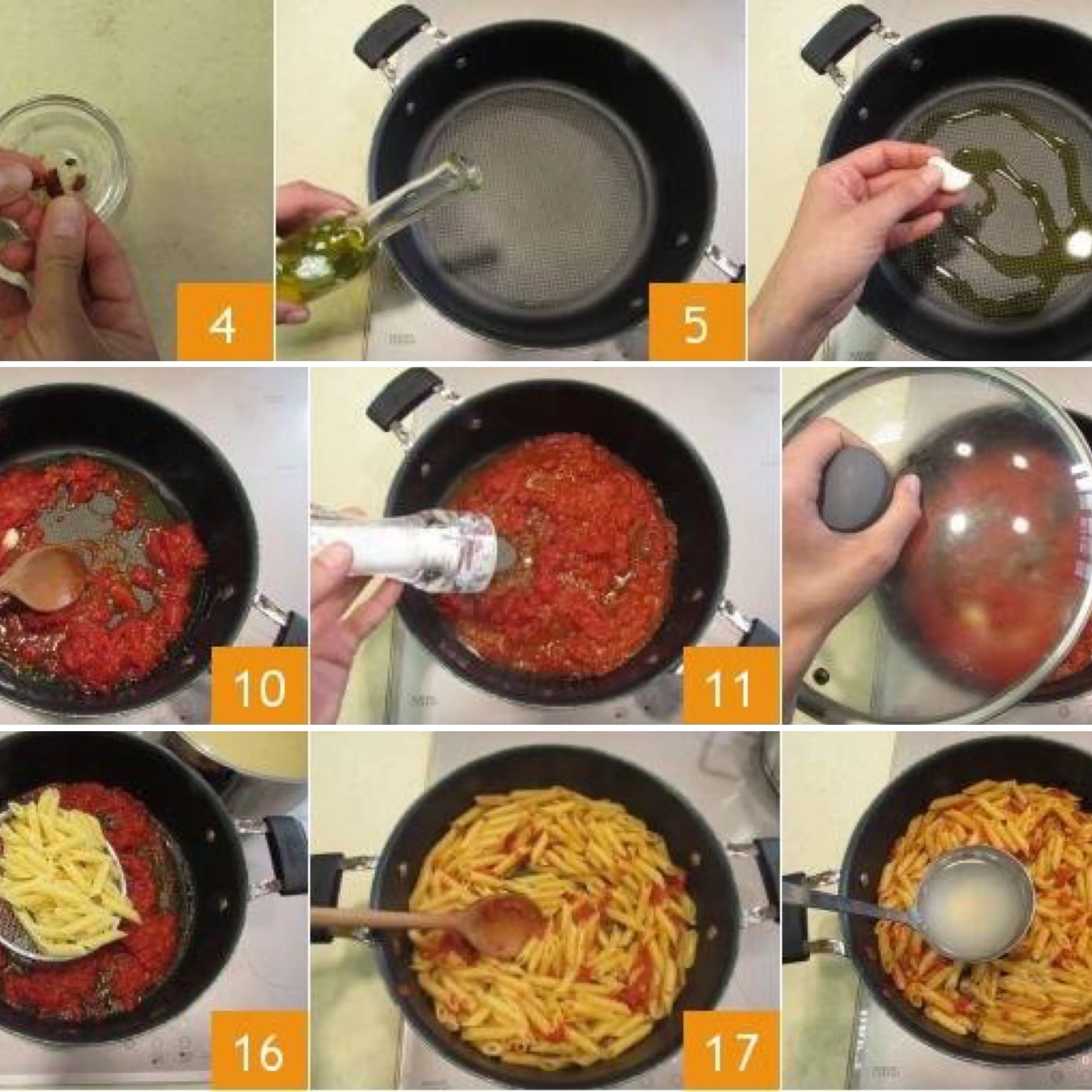 PENNE ALL ARRABBIATA