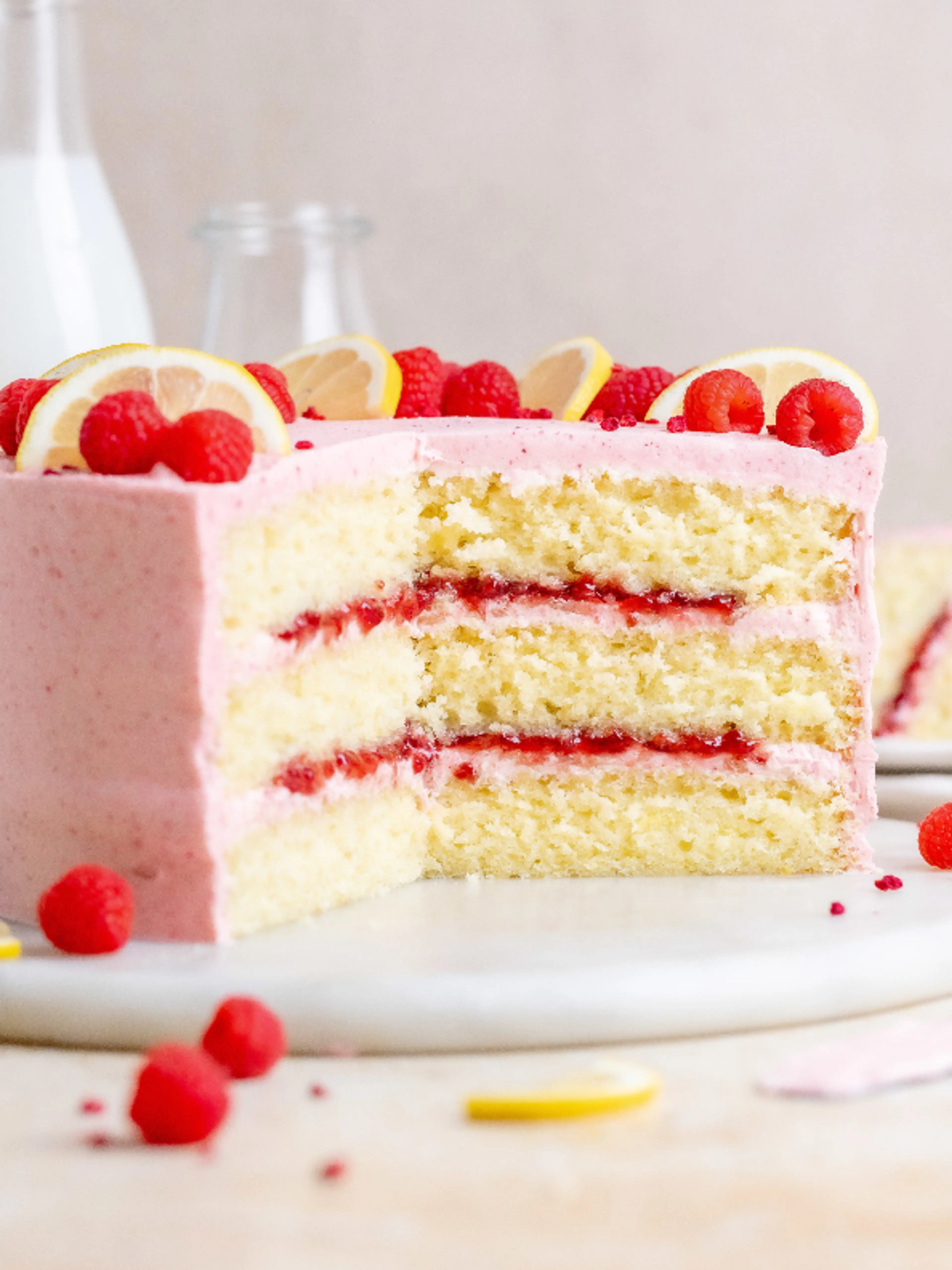 Lemon Raspberry Cake