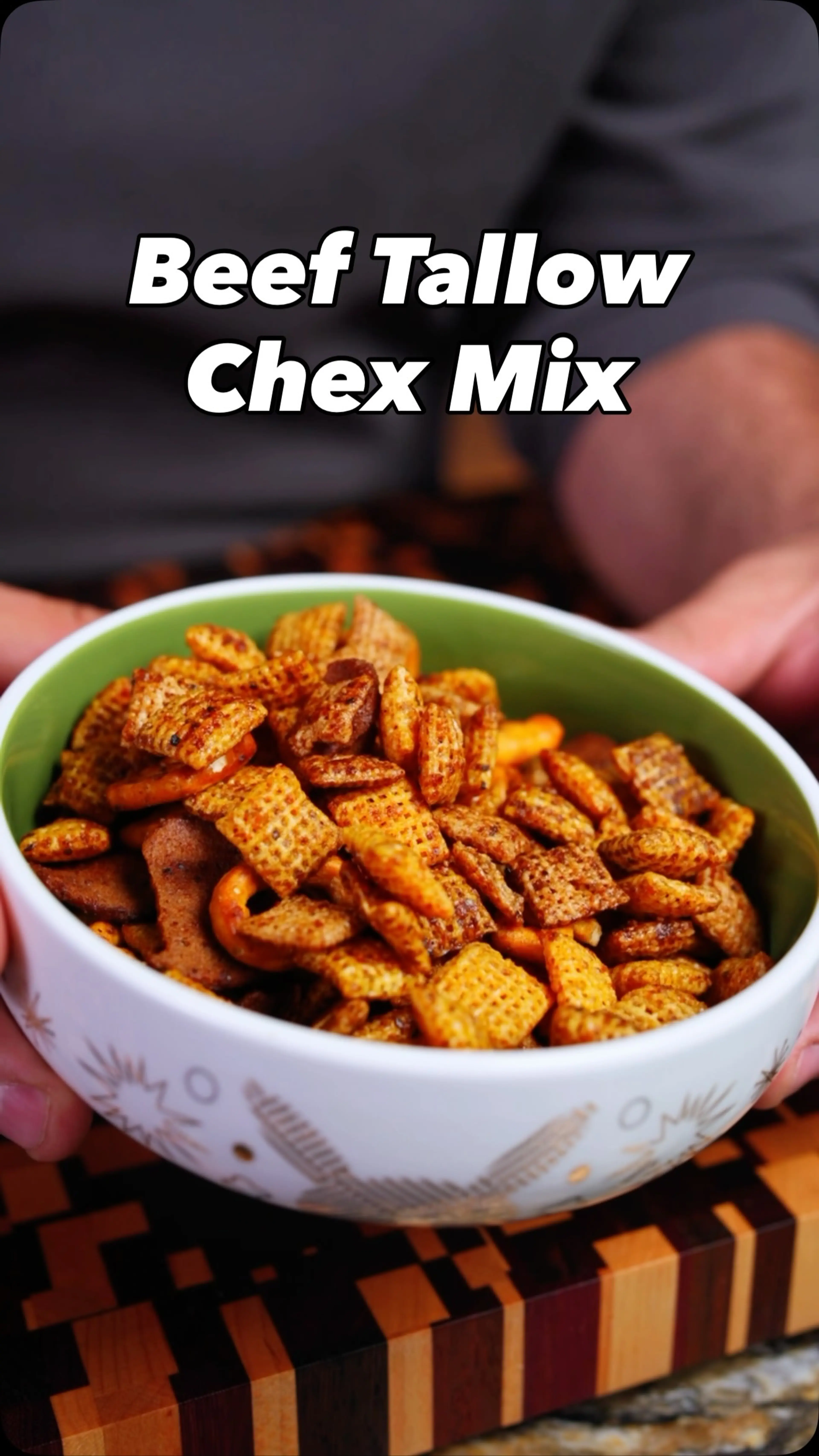 Smoked Beef Tallow Chex Mix! a Serious Upgrade Haha