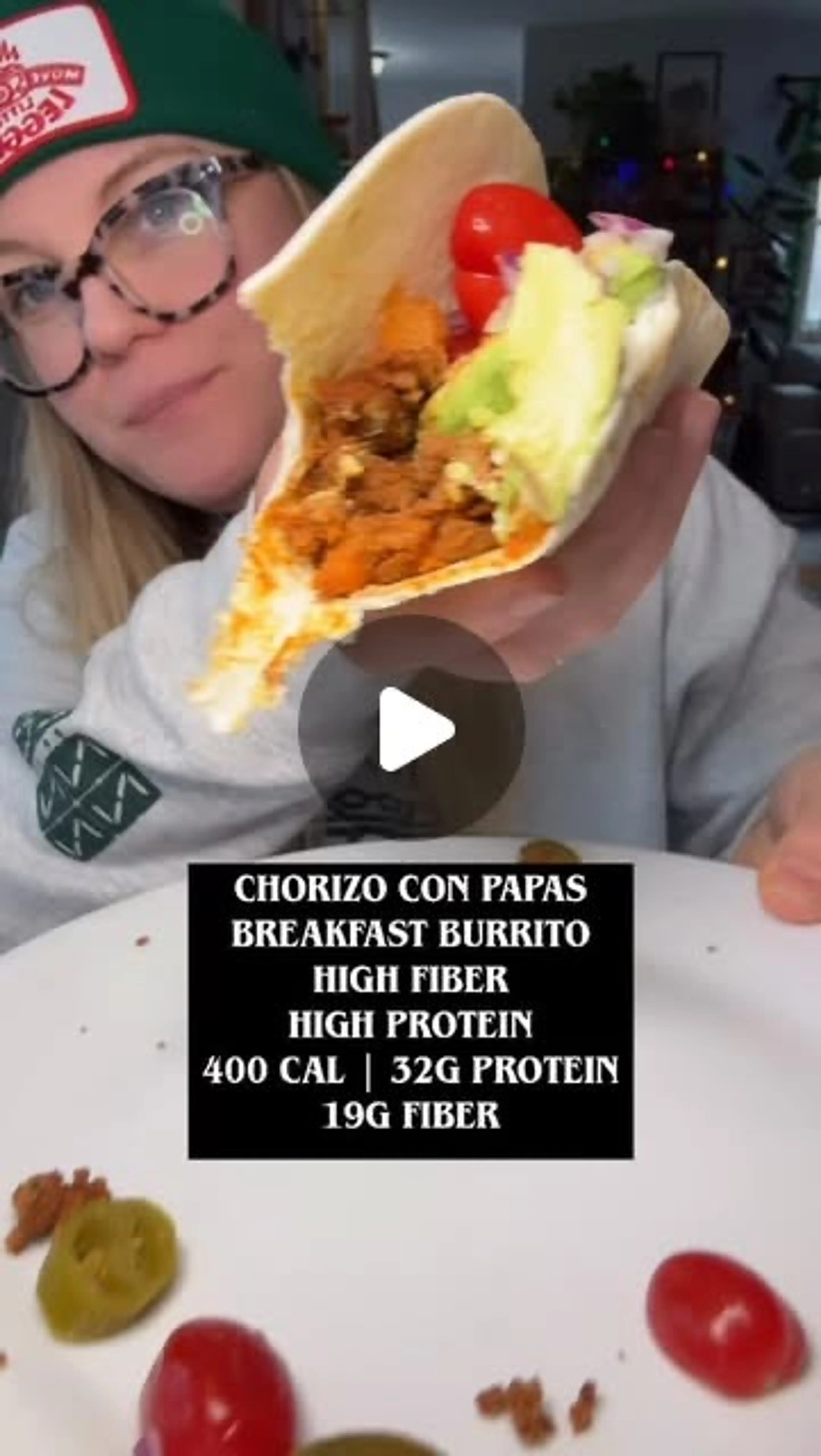 Chorizo Con Papas Burrito