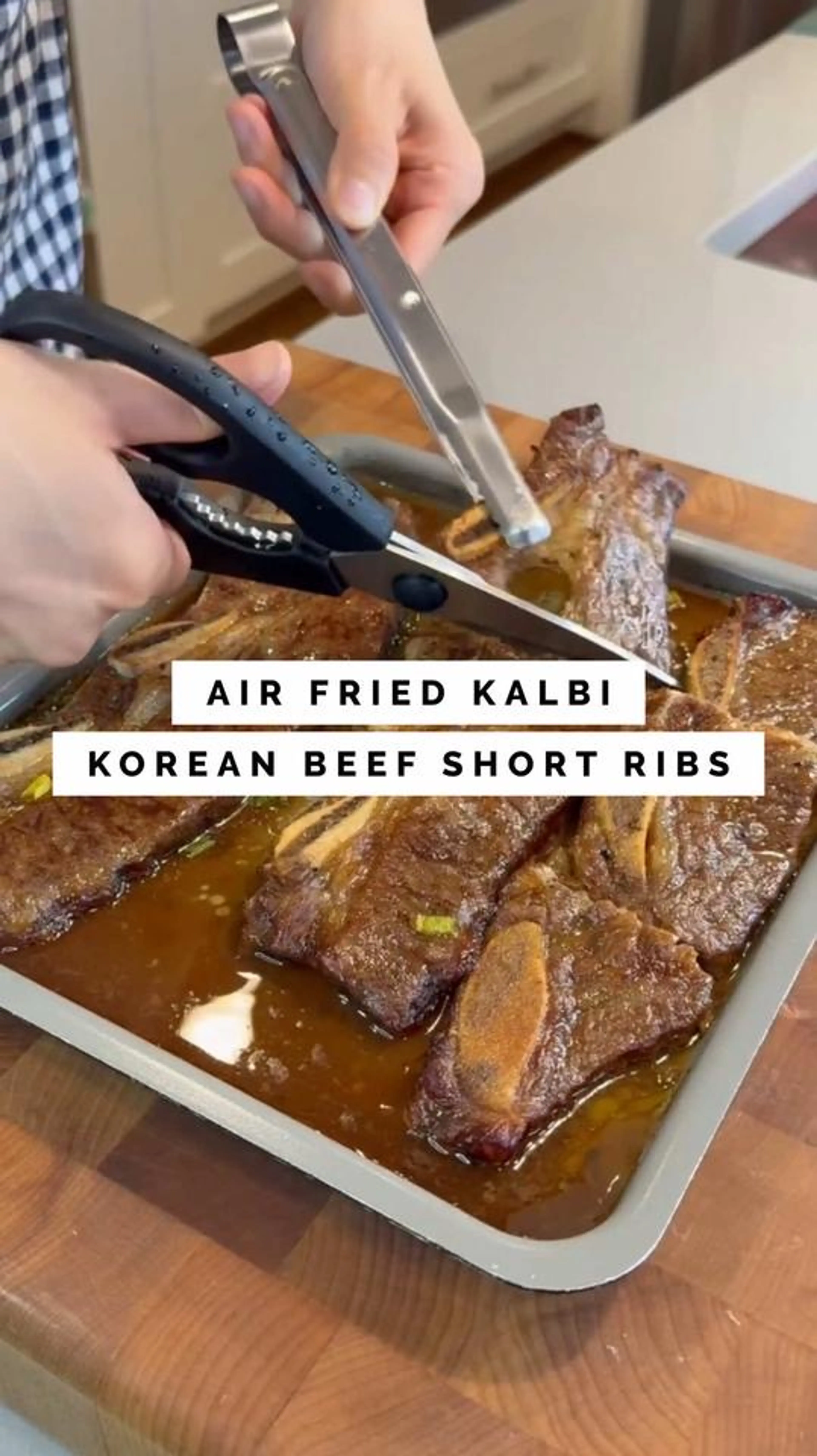 Air-fried Kalbi and Soon Tofu for Bfast. Recipe Below