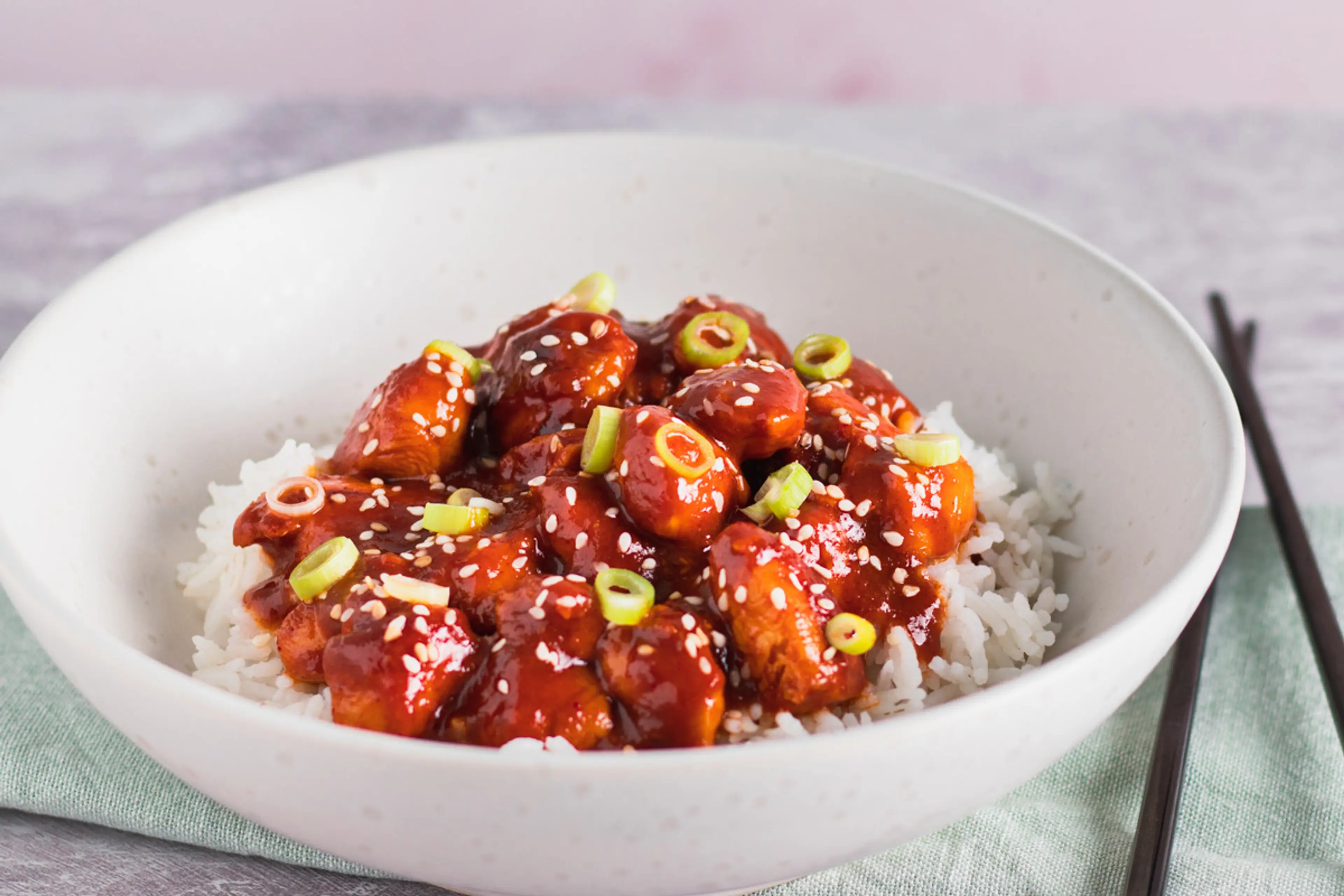 Gochujang kylling - Koreansk inspireret spicy kylling