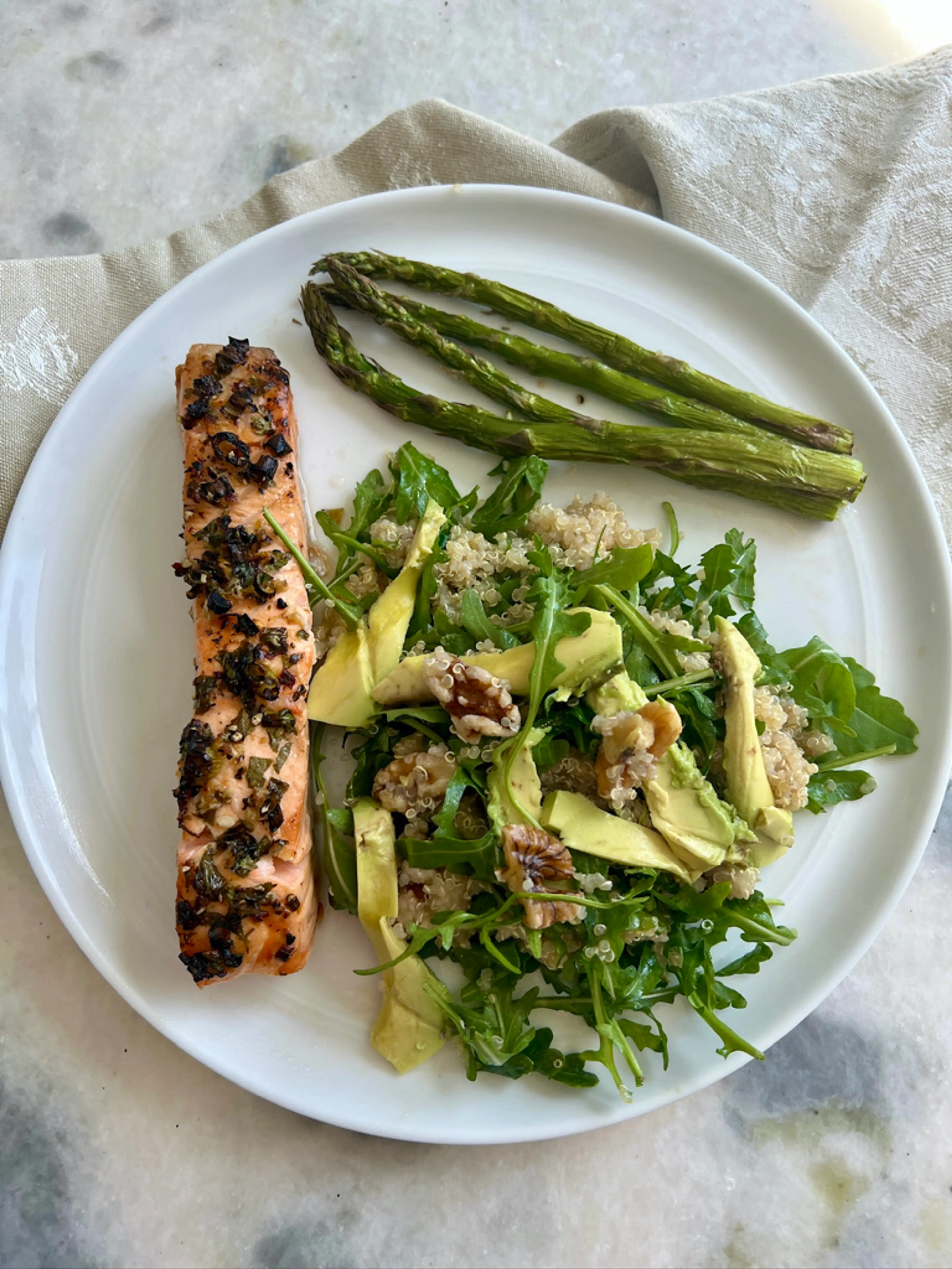 Herb-Infused Roasted Salmon
