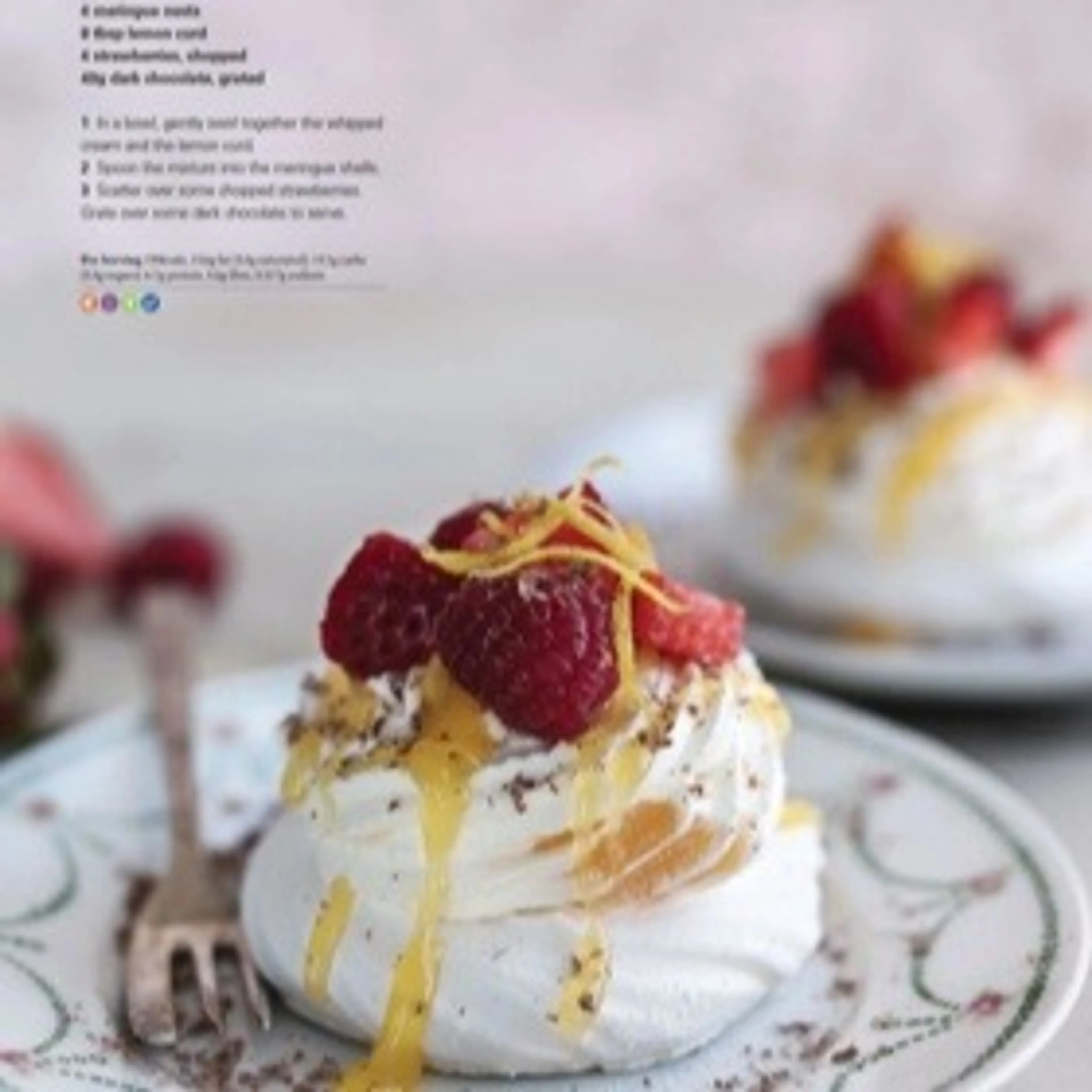 LEMON MERINGUE NESTS