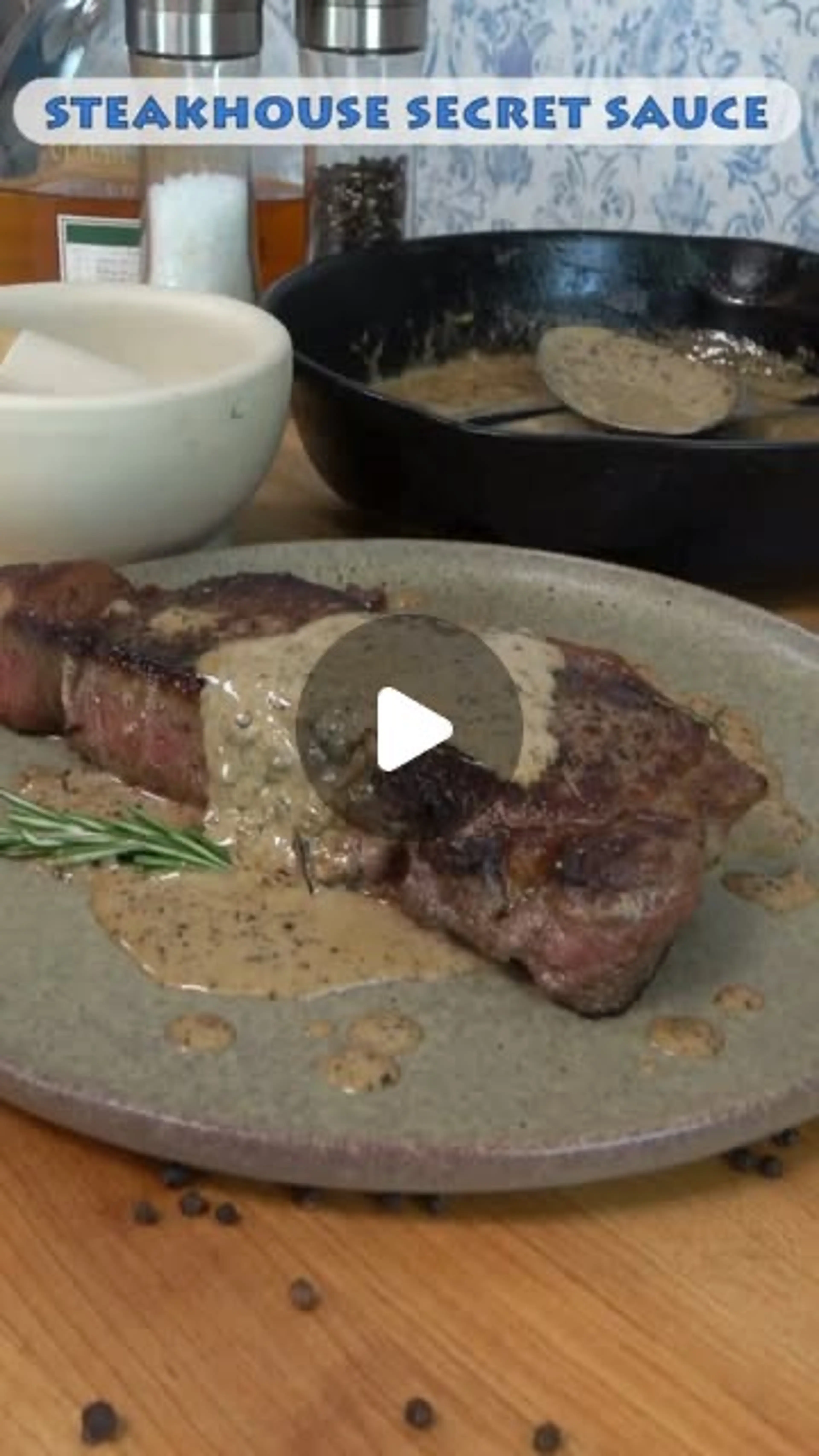 Steakhouse Sauce in 60 Seconds | Sauce Au Poivre