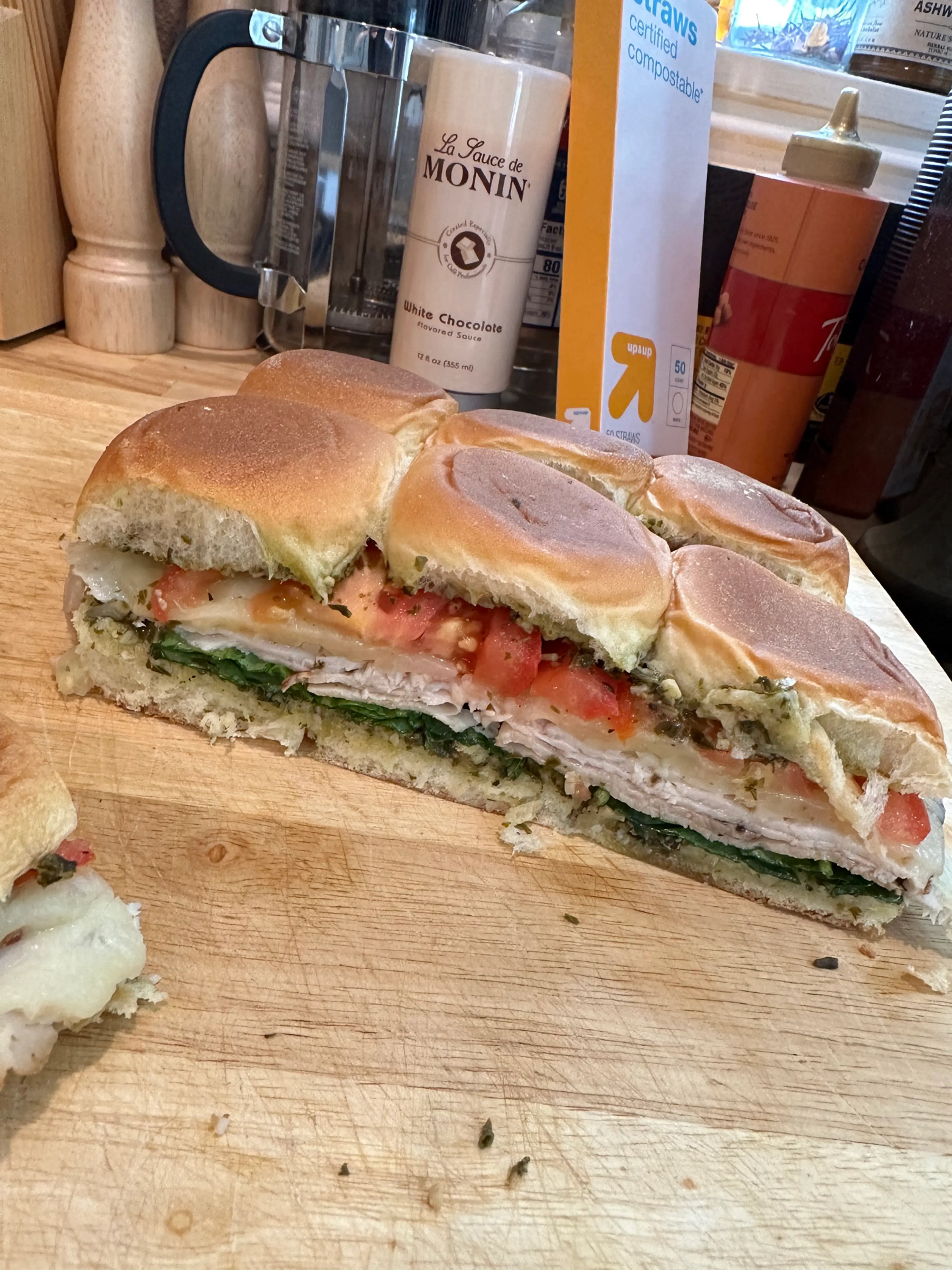 Turkey Pesto Sliders