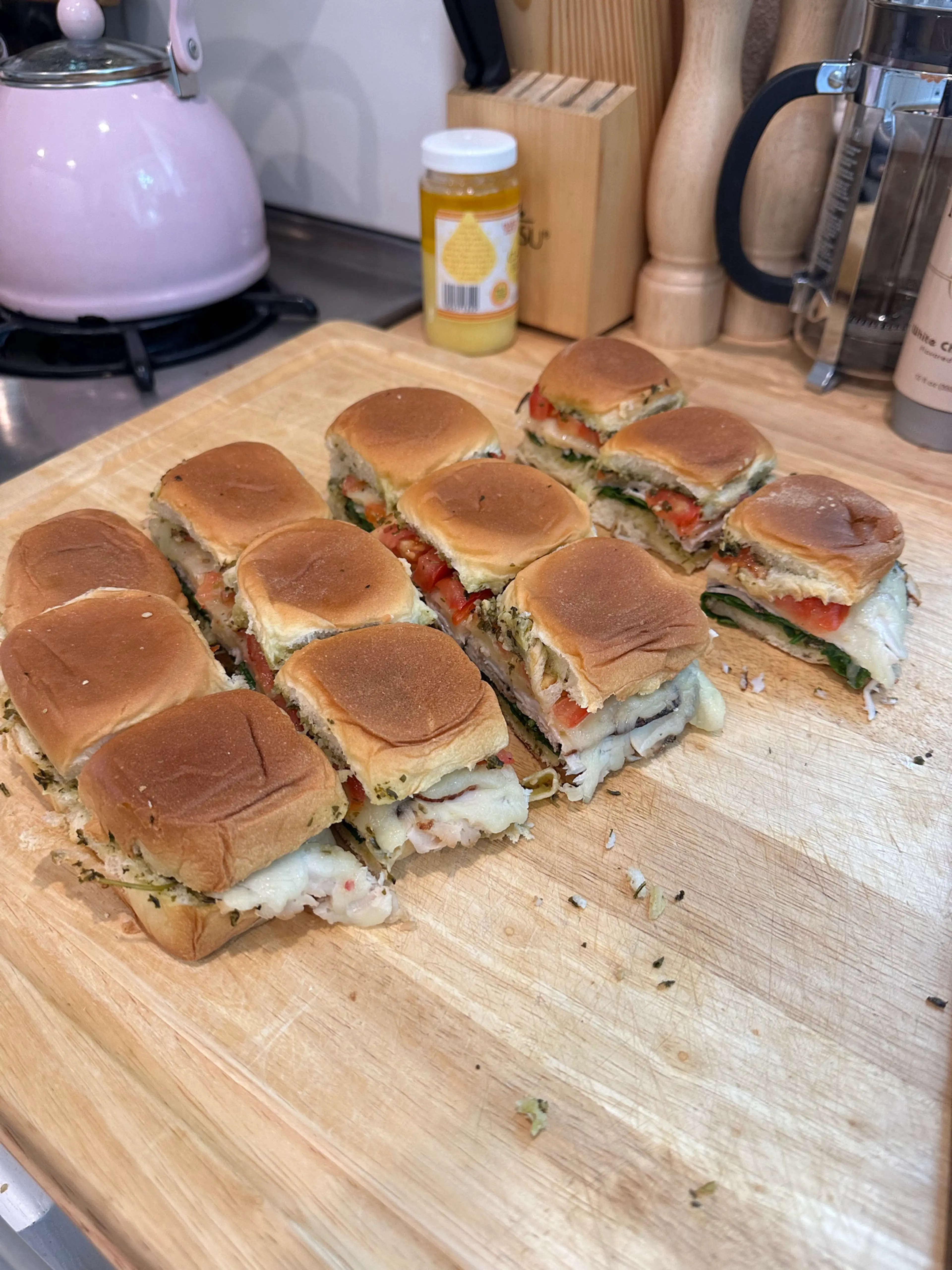 Turkey Pesto Sliders