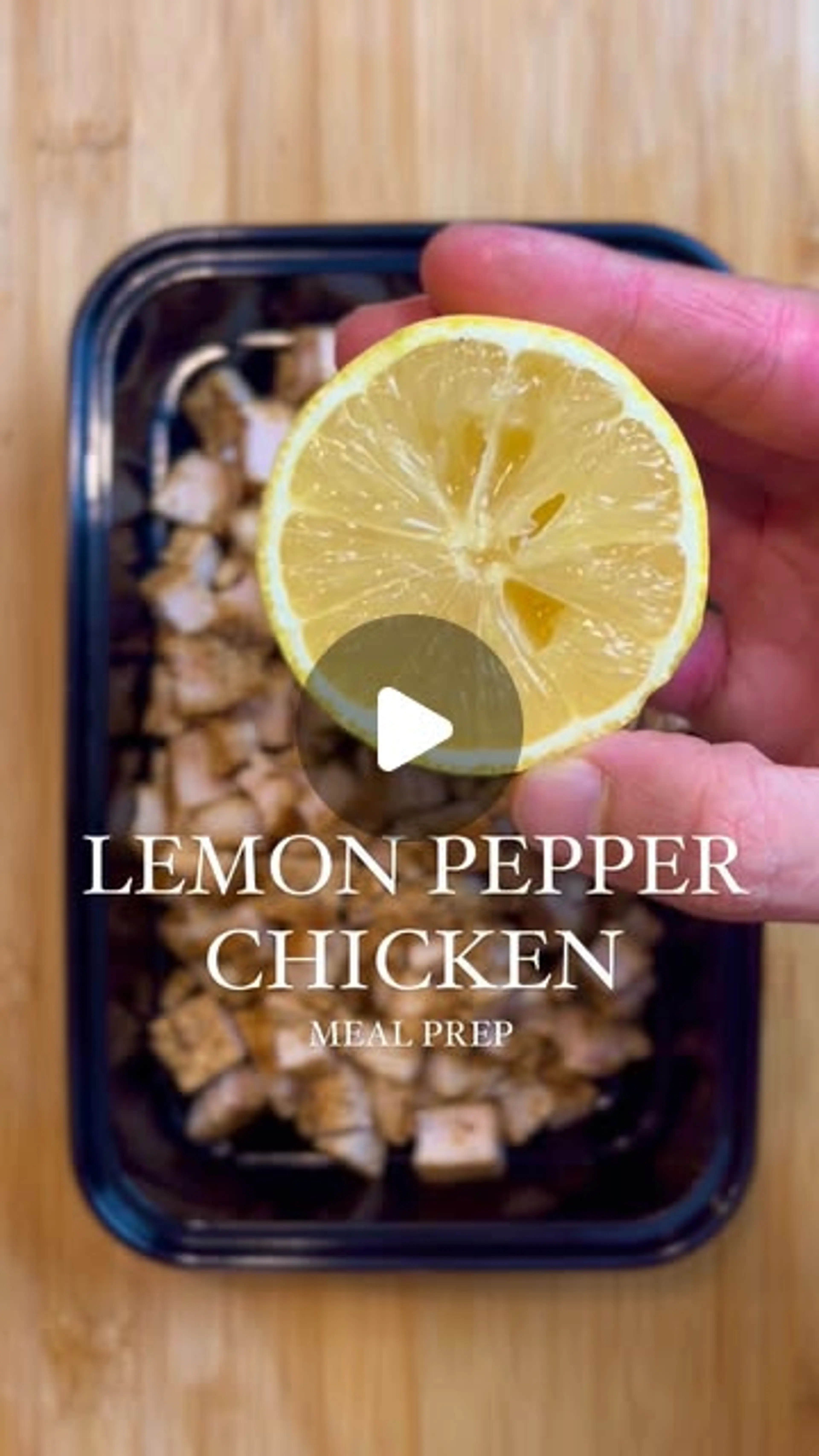 Meal Prep Lemon Pepper Chicken