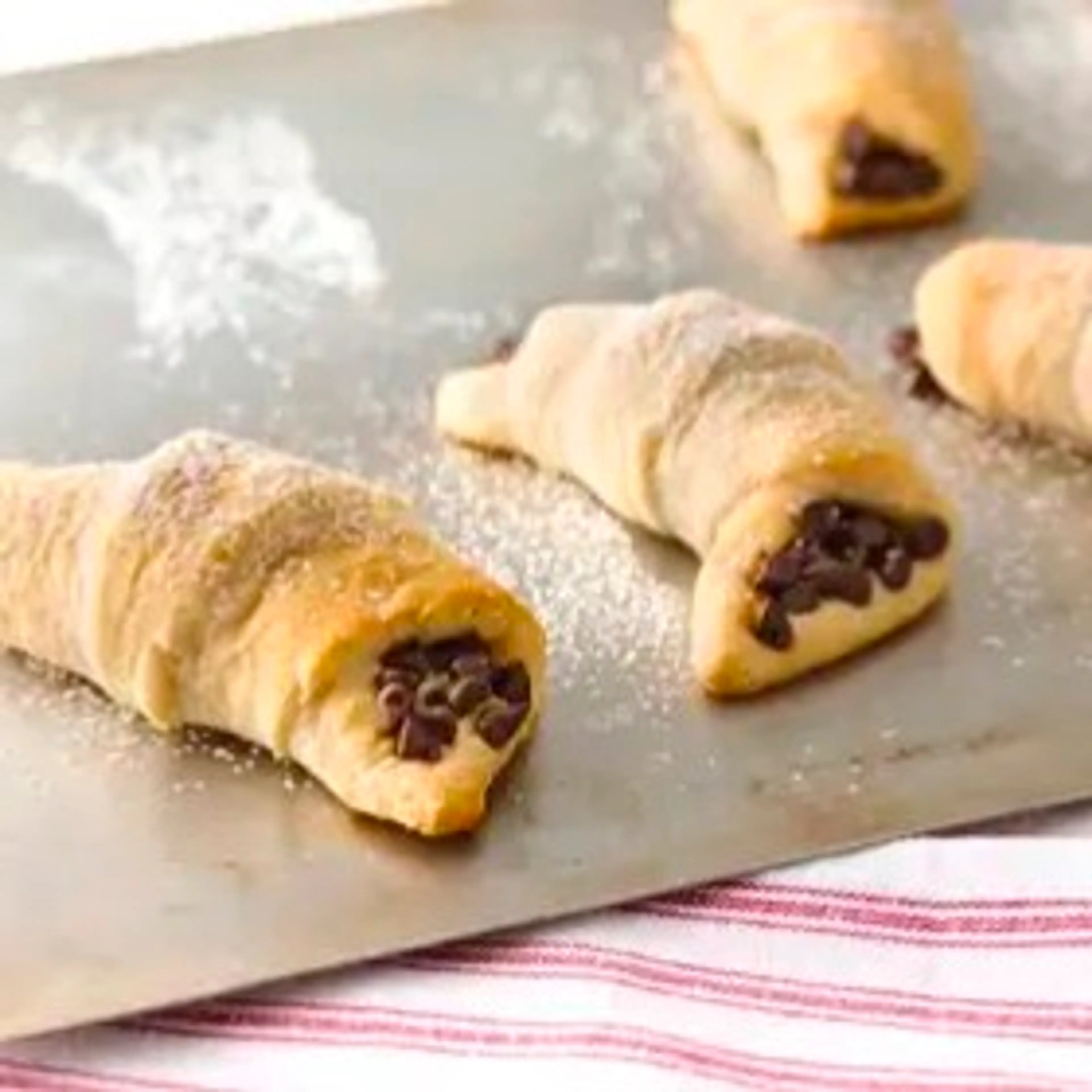 Chocolate-Filled Crescents