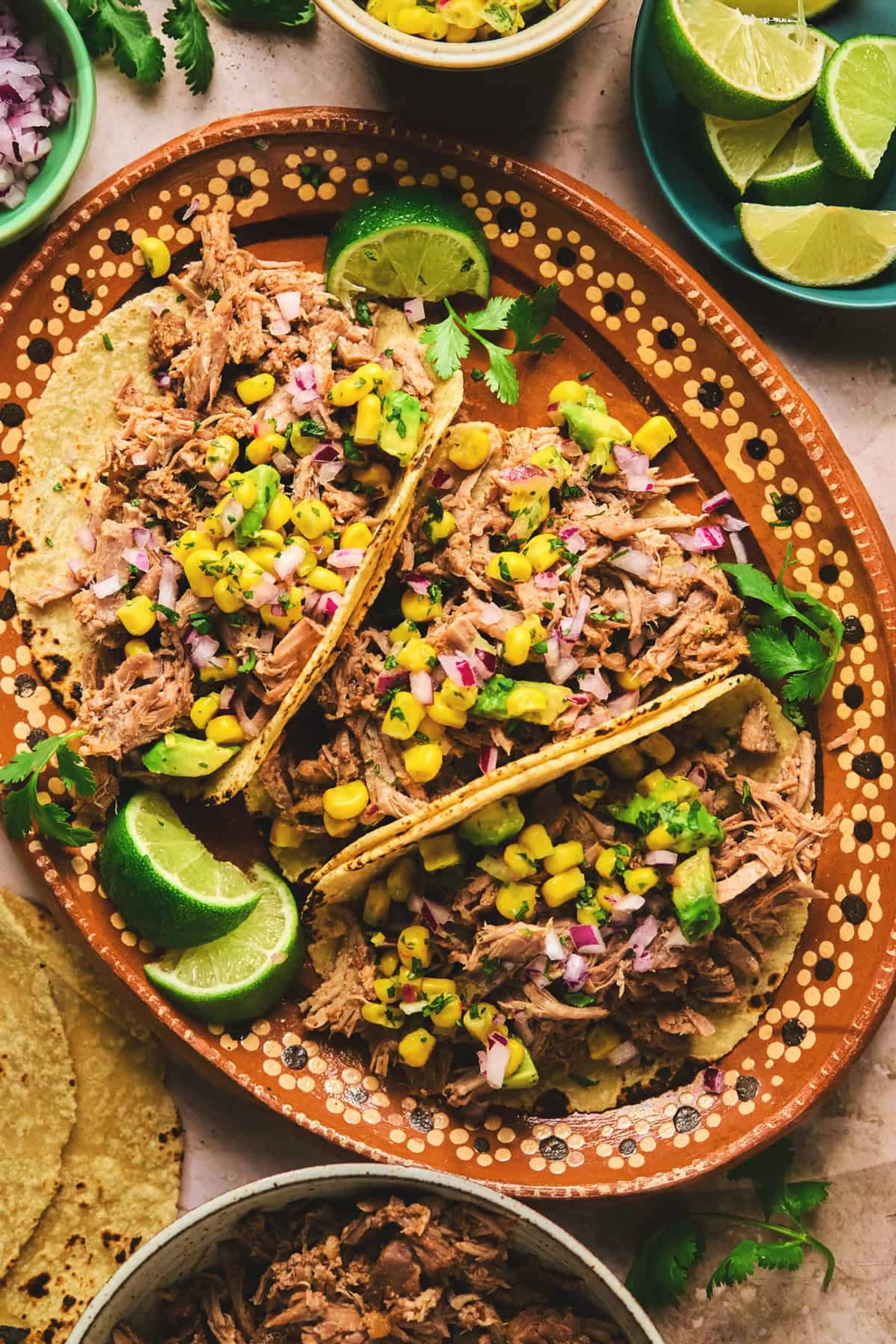Slow Cooker Pulled Pork Tacos
