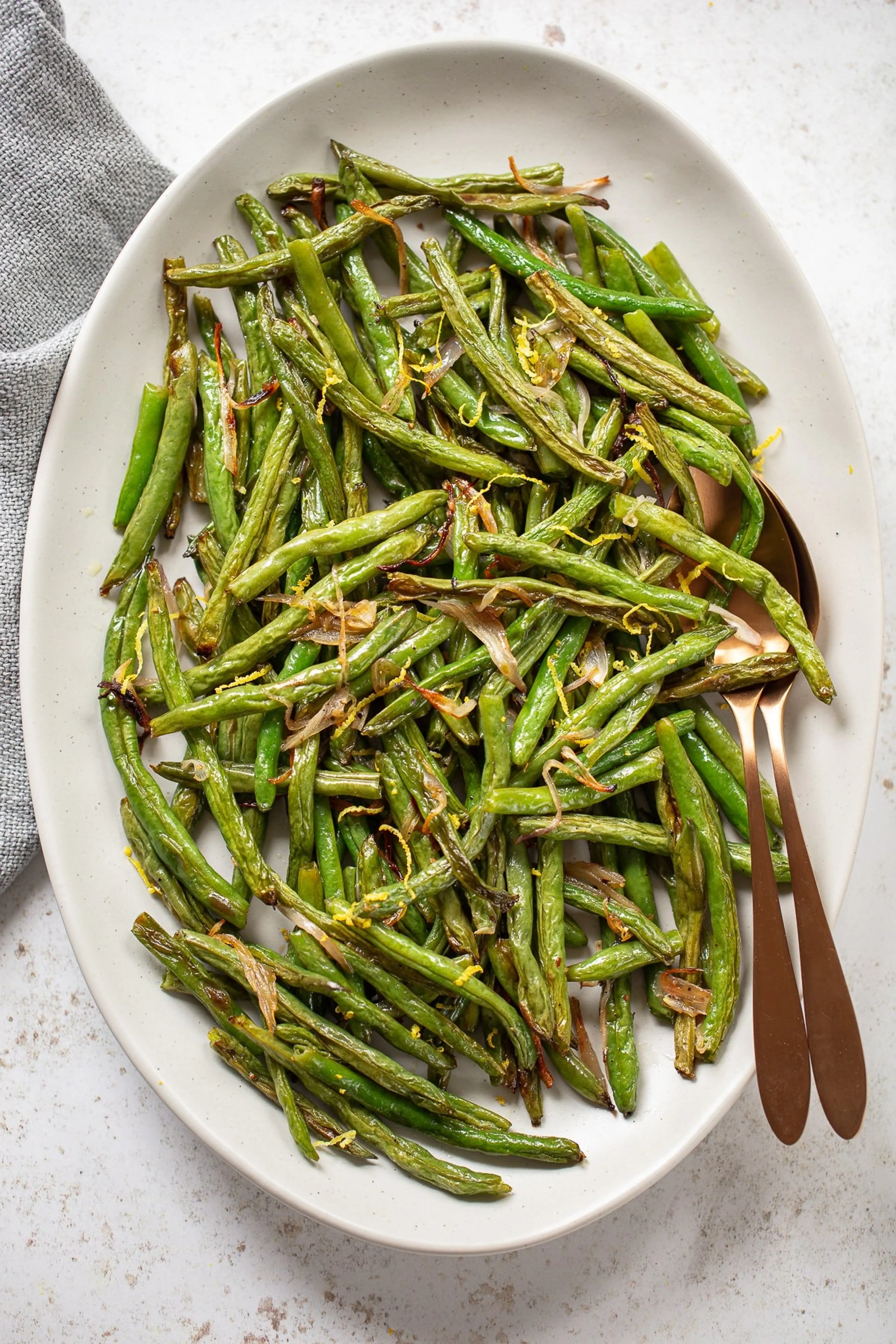 Oven-Roasted Green Beans with Shallots