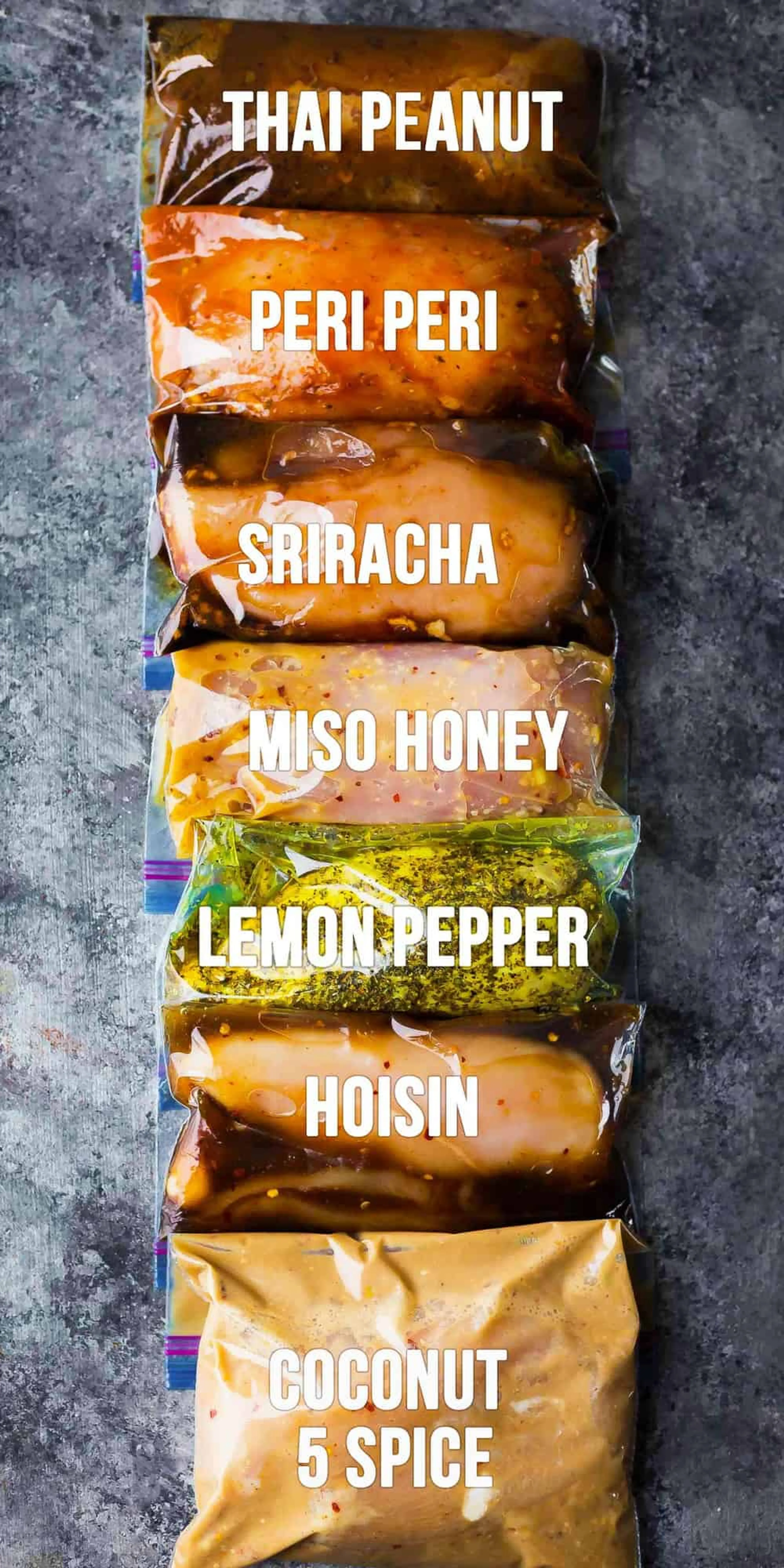 7 Chicken Breast Marinades (+freezer tips)