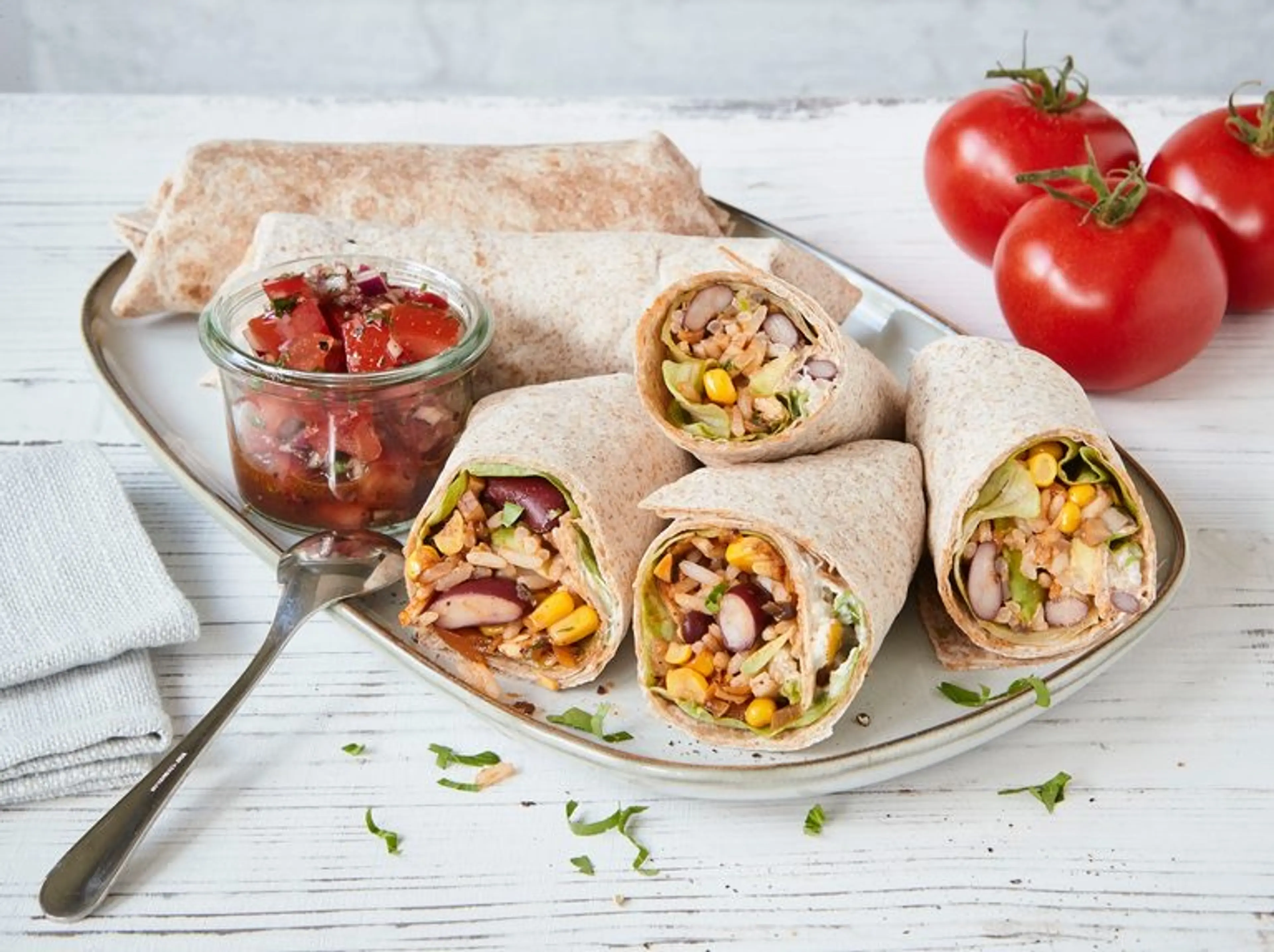 Veggie burritos