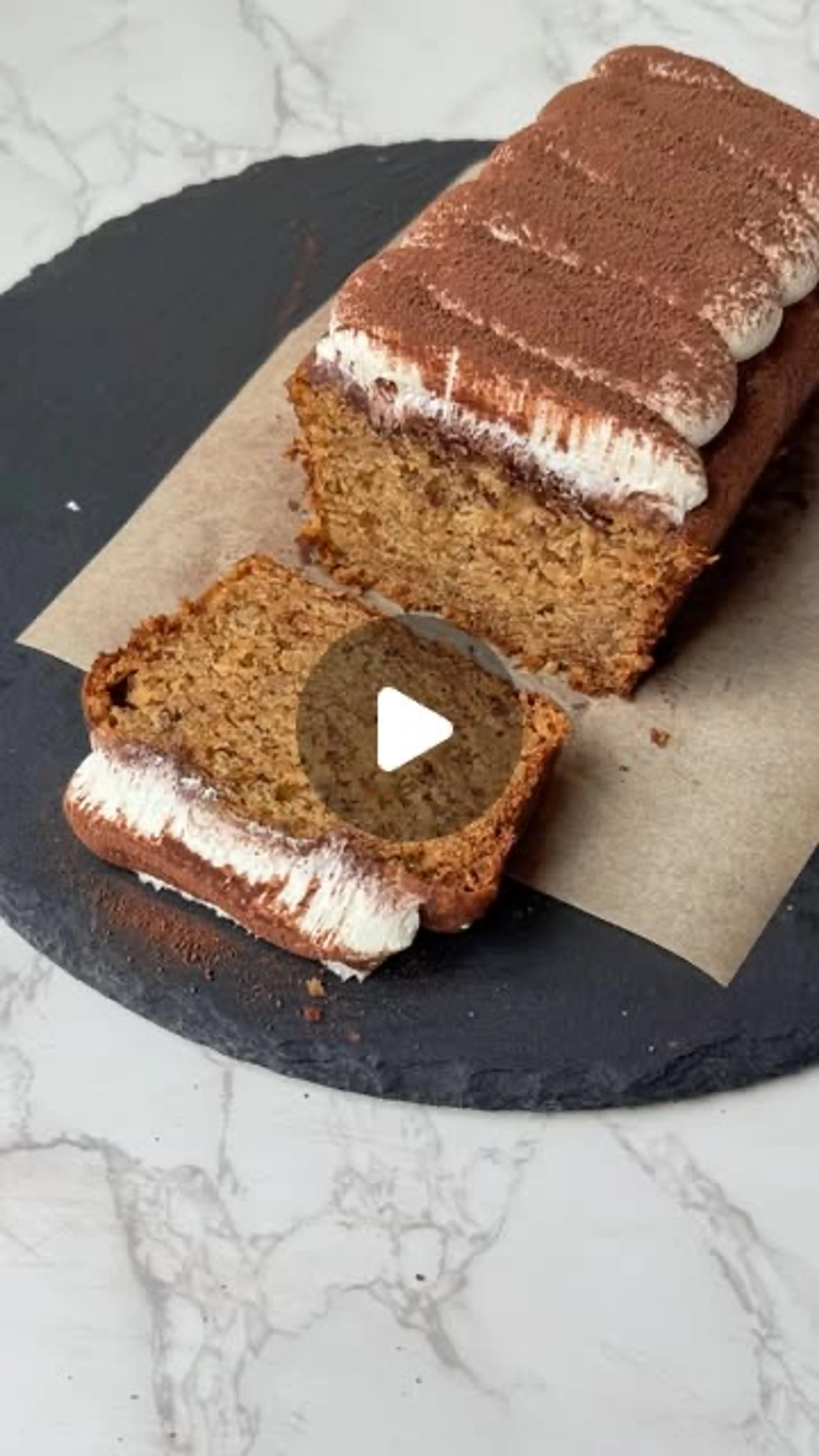 Tiramisu Banana Bread