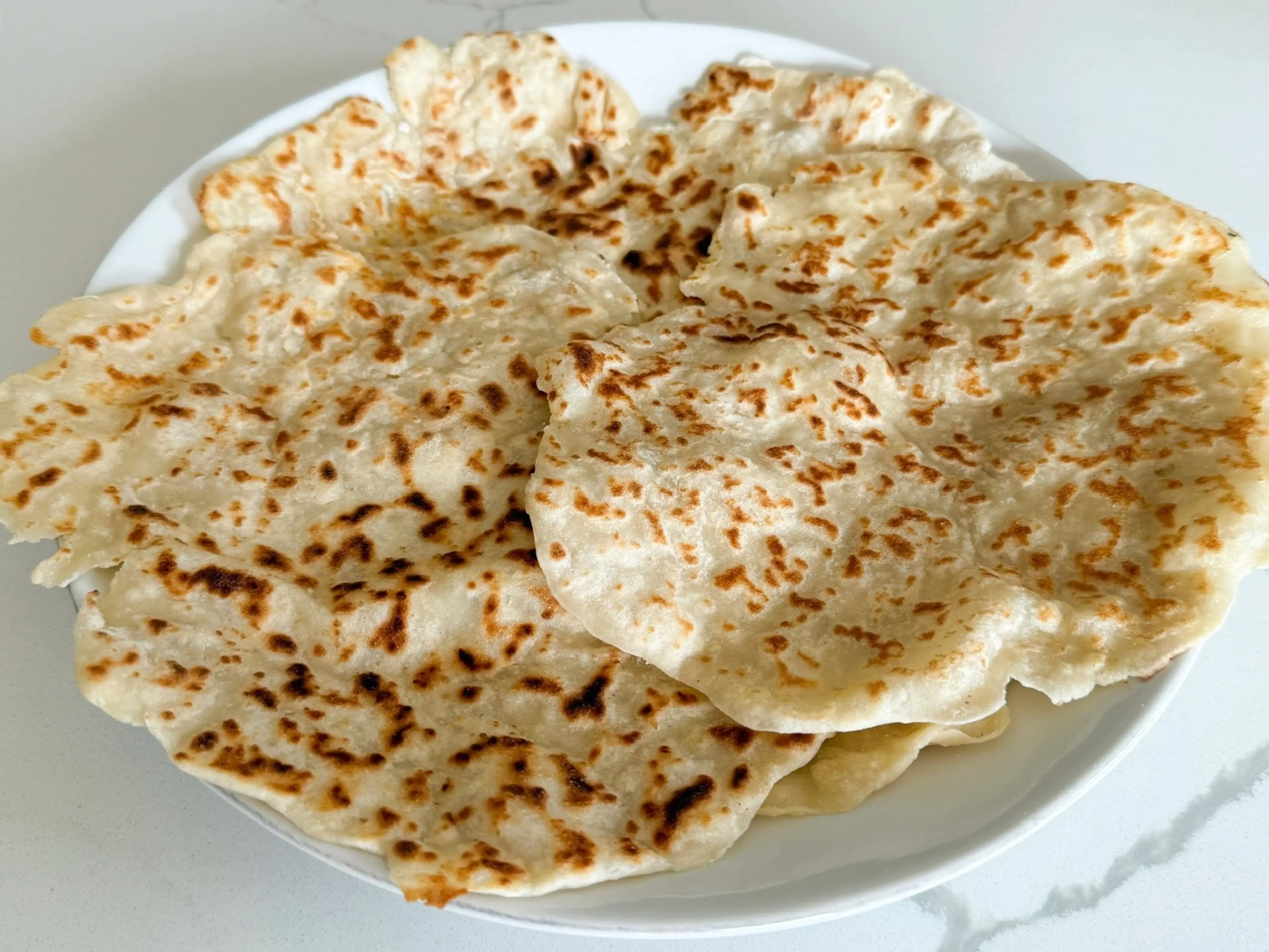 Three Ingredient Homemade Flatbread (High Protein, Low Carb)