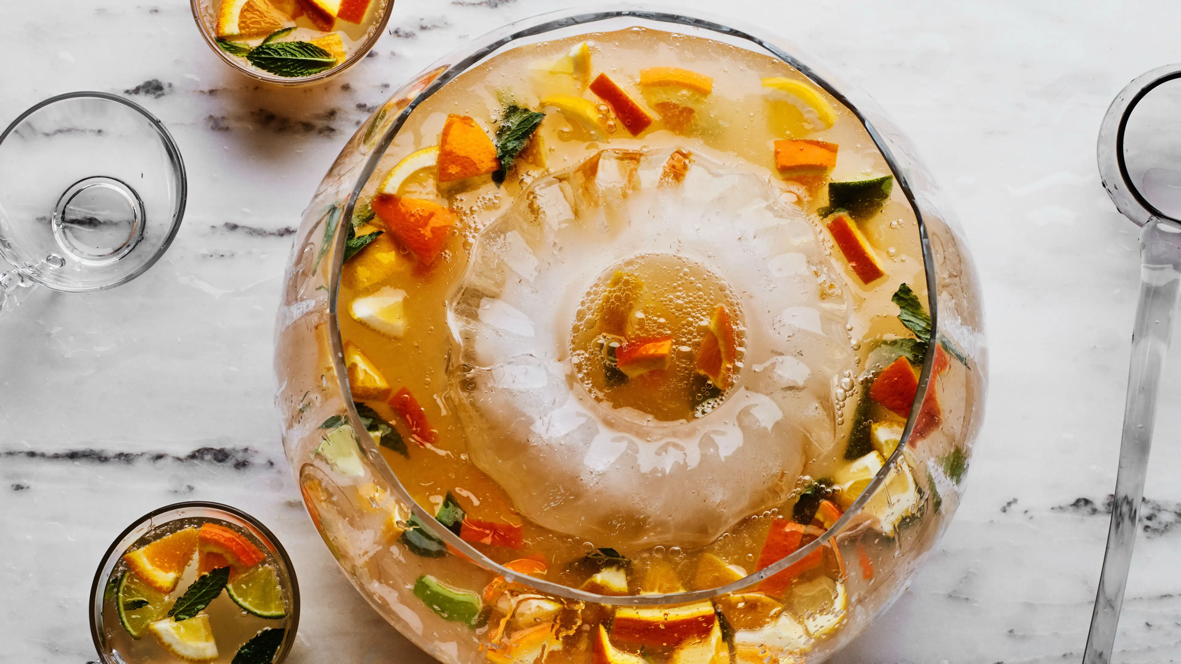 Champagne Punch With Brandy and Citrus