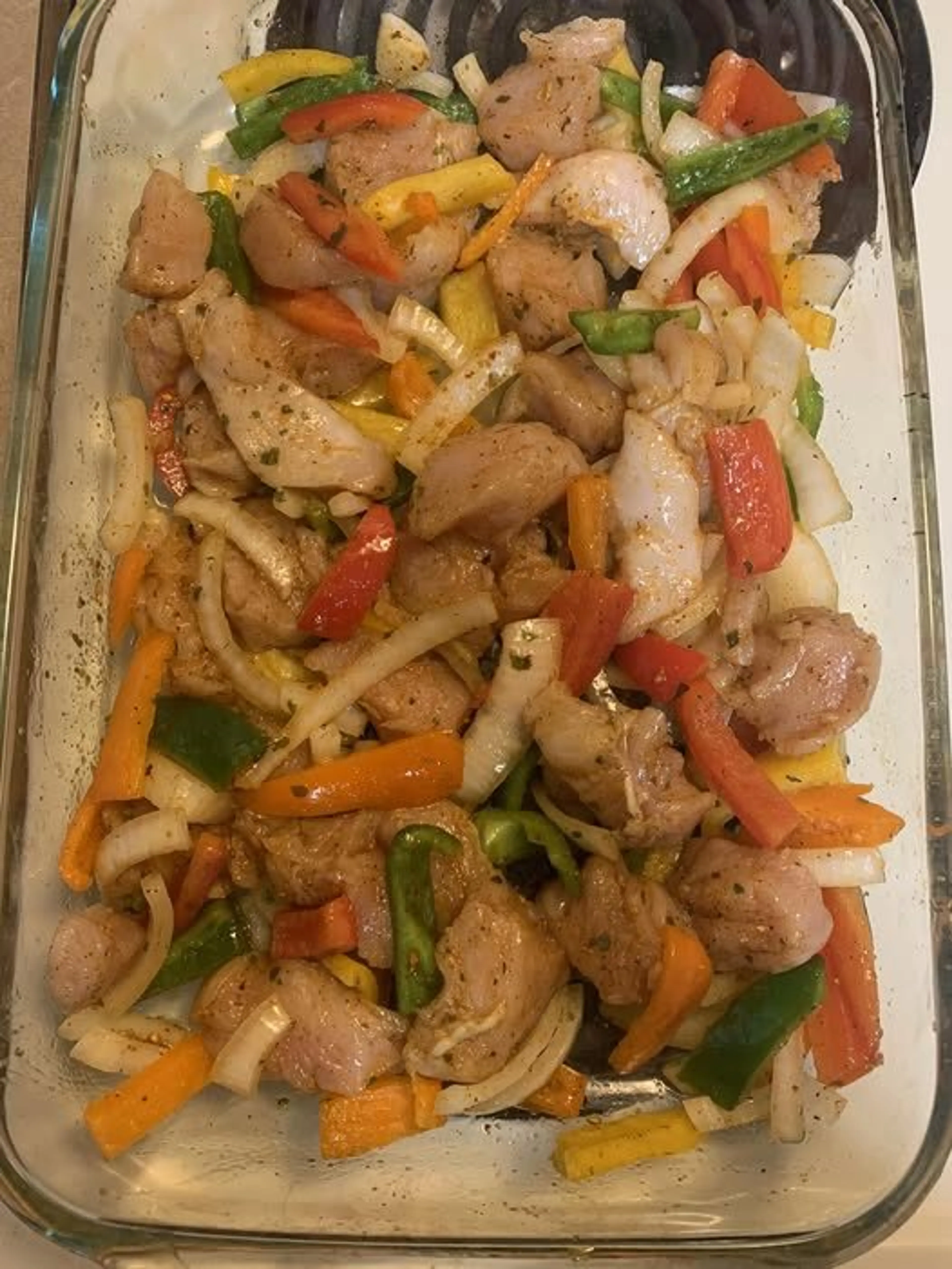 Chicken Fajita Bake