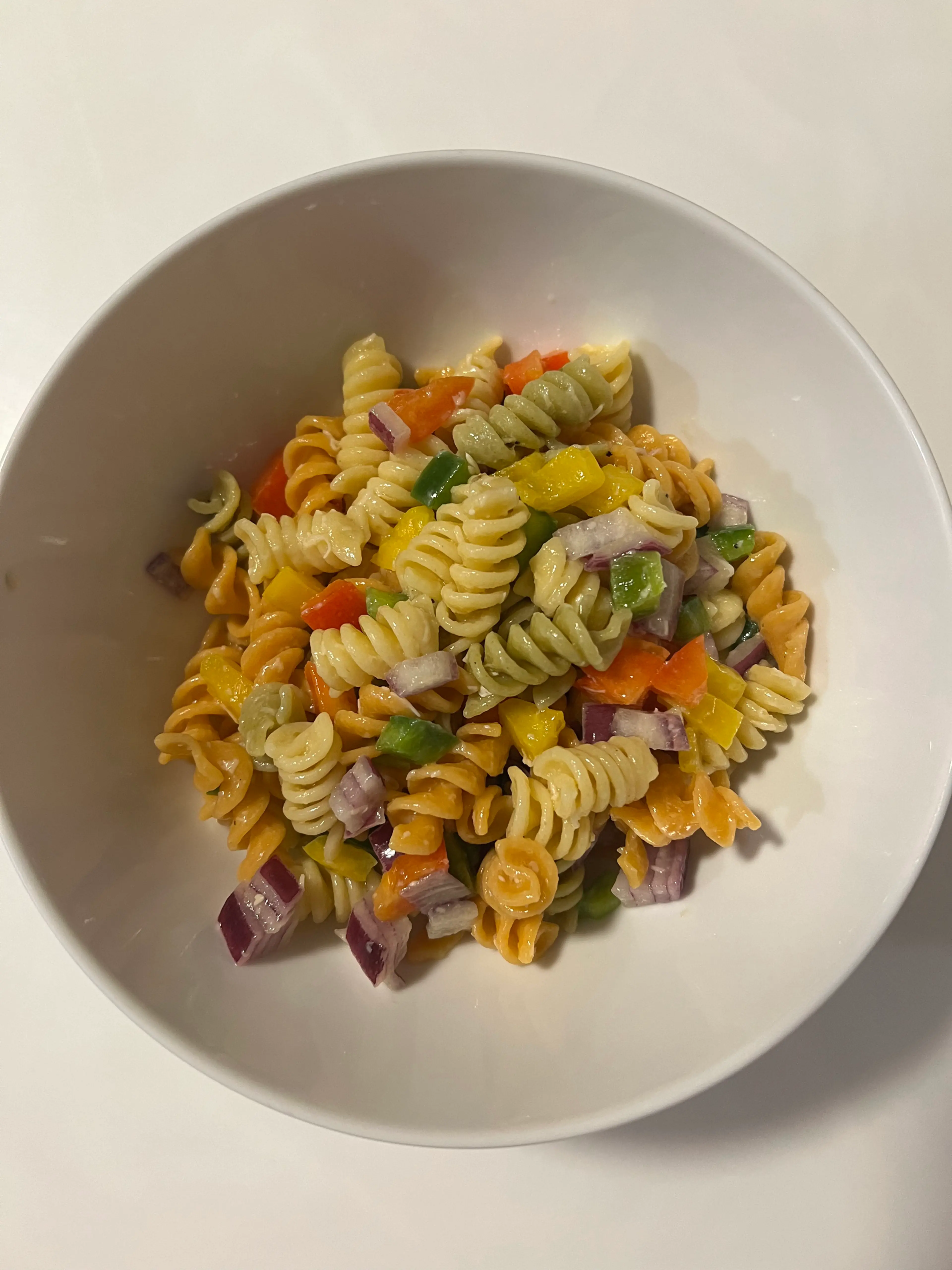Rainbow Pasta Salad