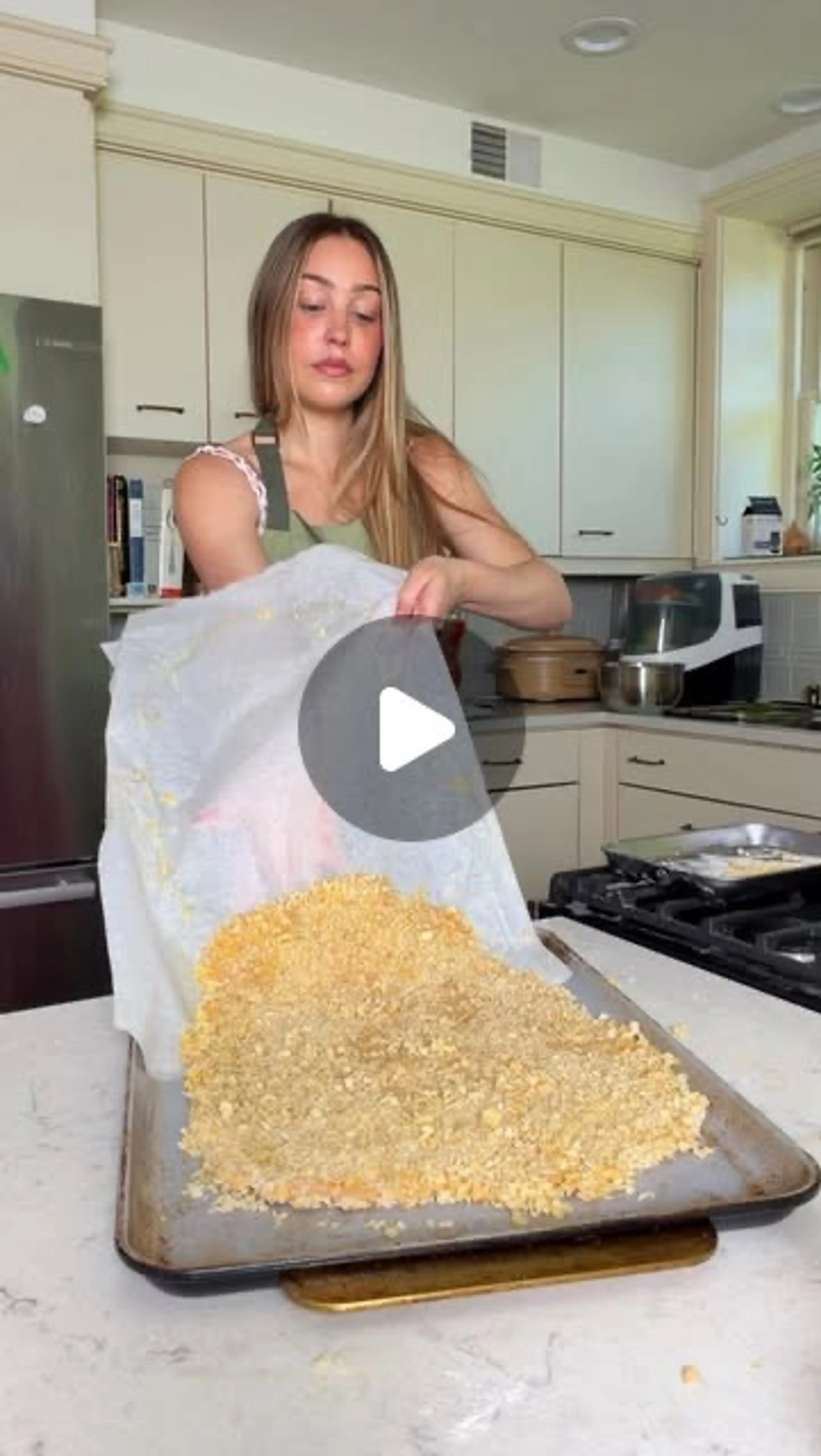 Giant Oven Fried Ground Chicken Cutlet