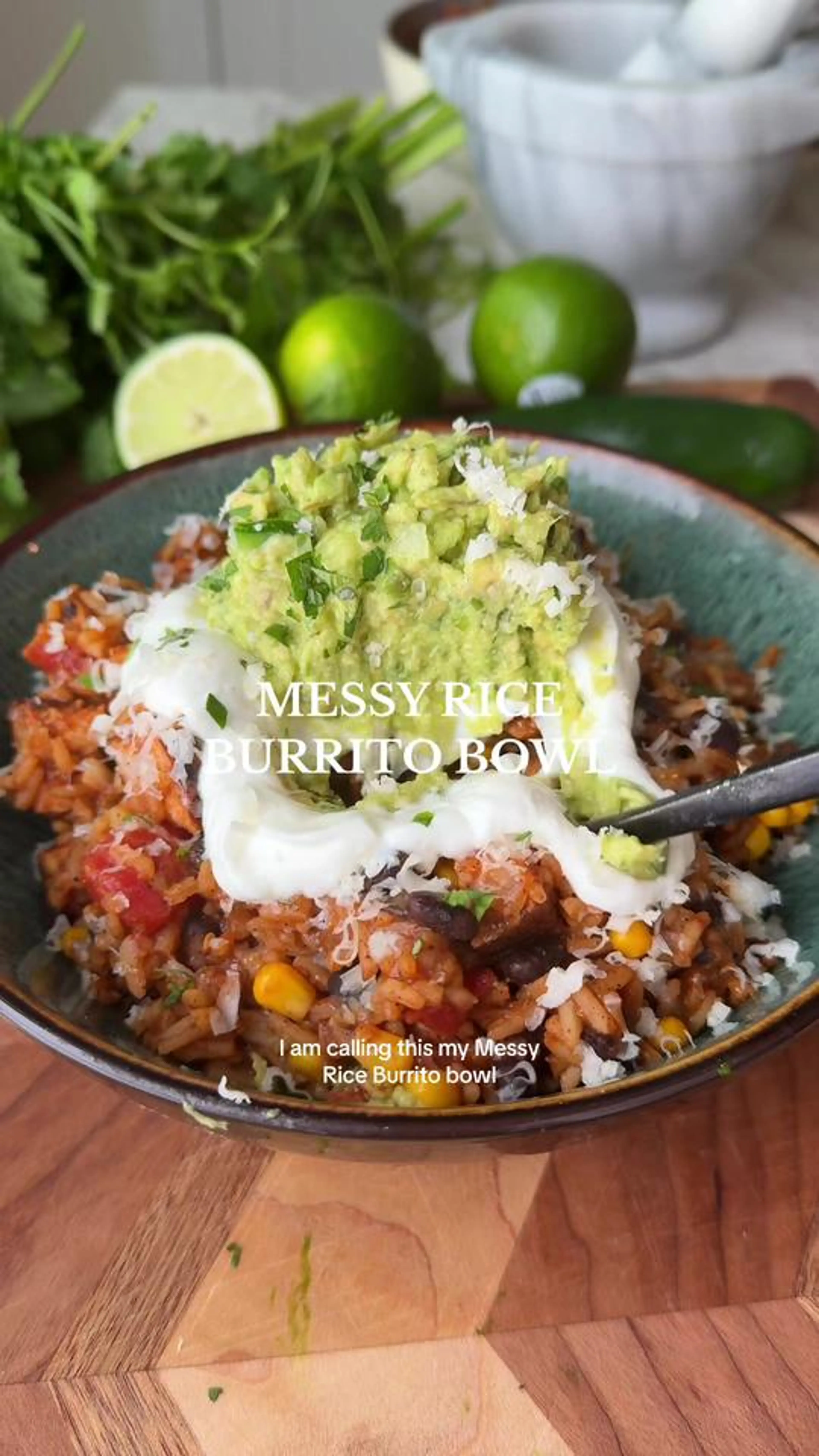 Sunday Meal Prep Idea! Messy Rice Burrito Bowls