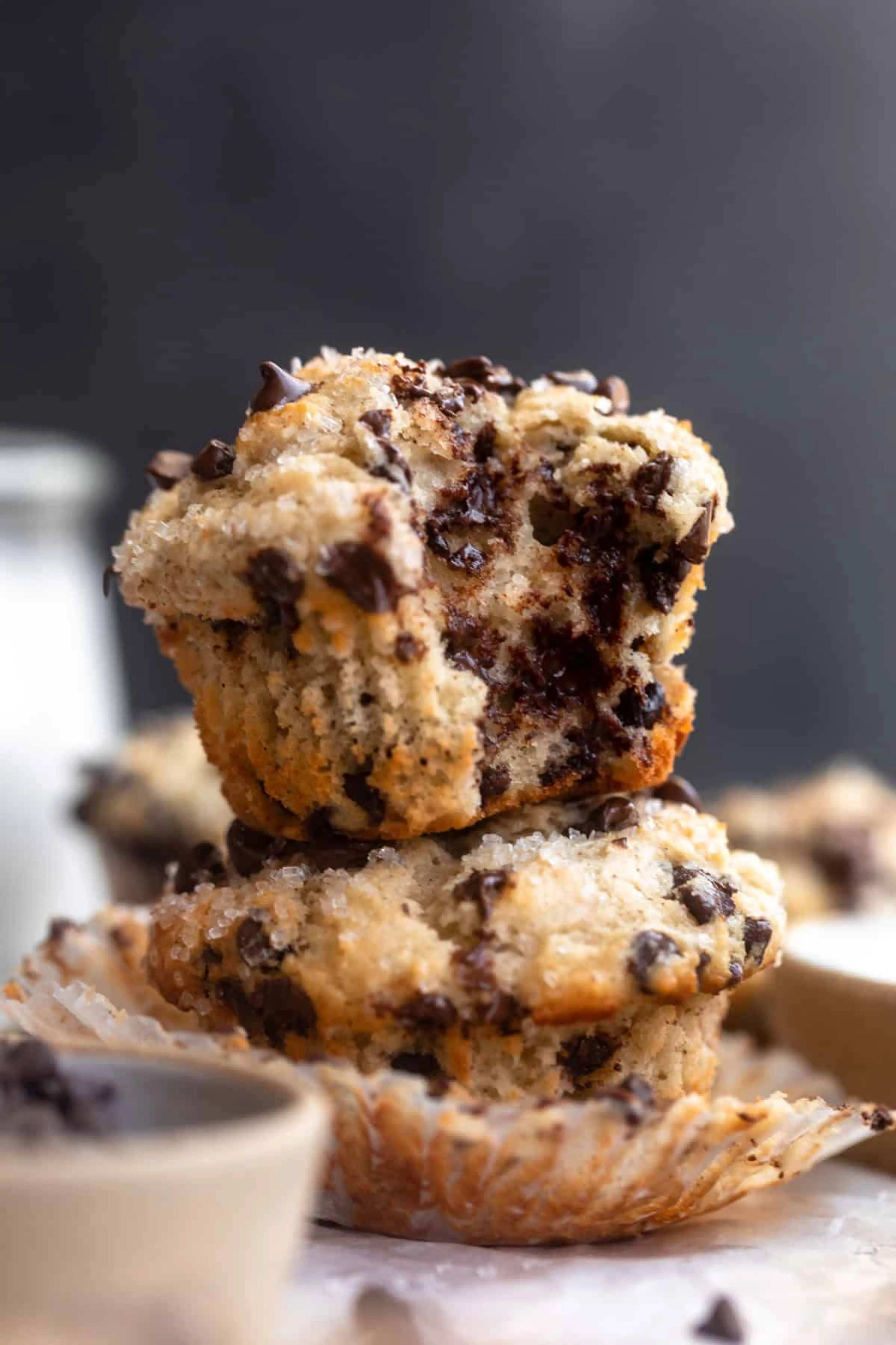 Chocolate Chip Greek Yogurt Muffins