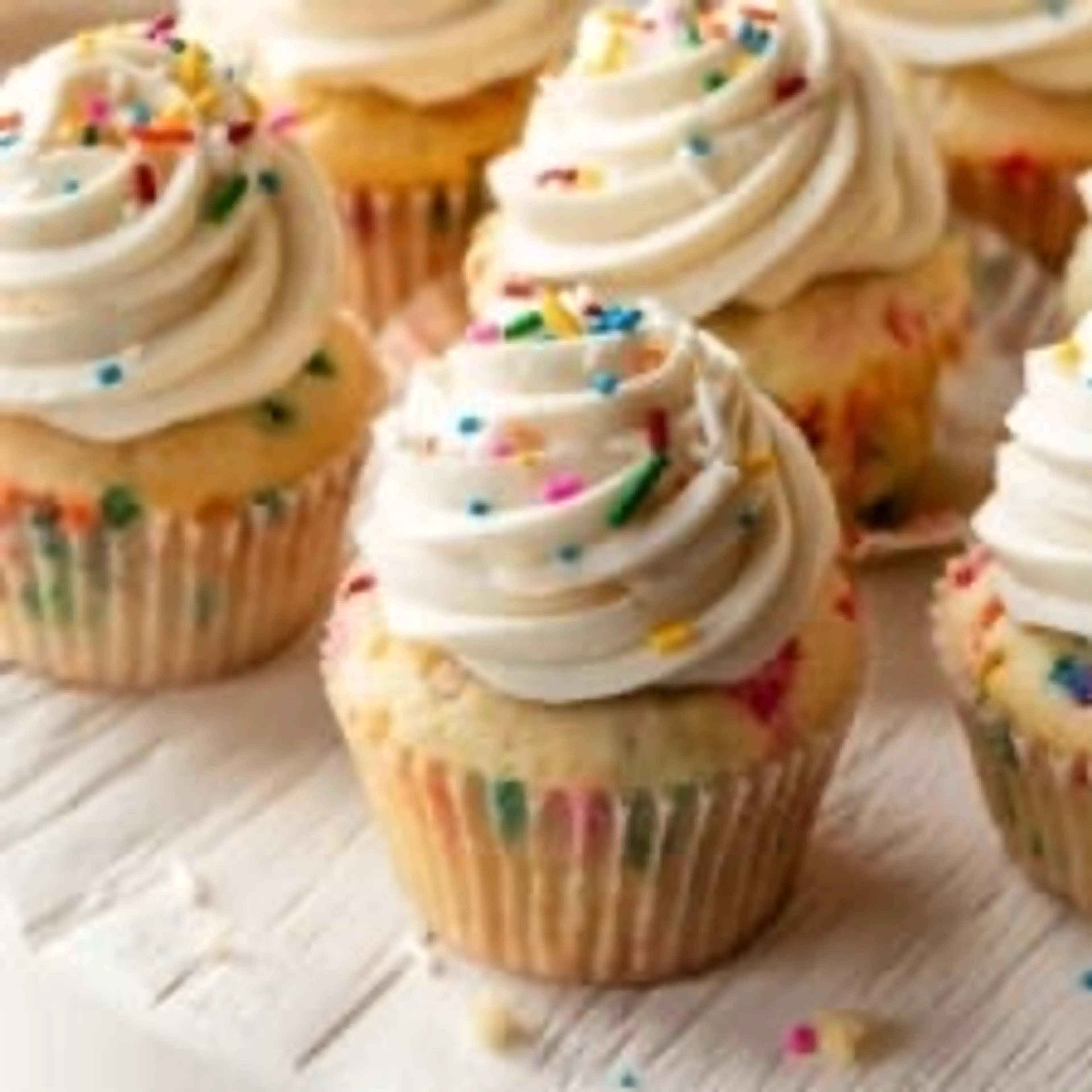 Homemade Funfetti-Style Cupcakes