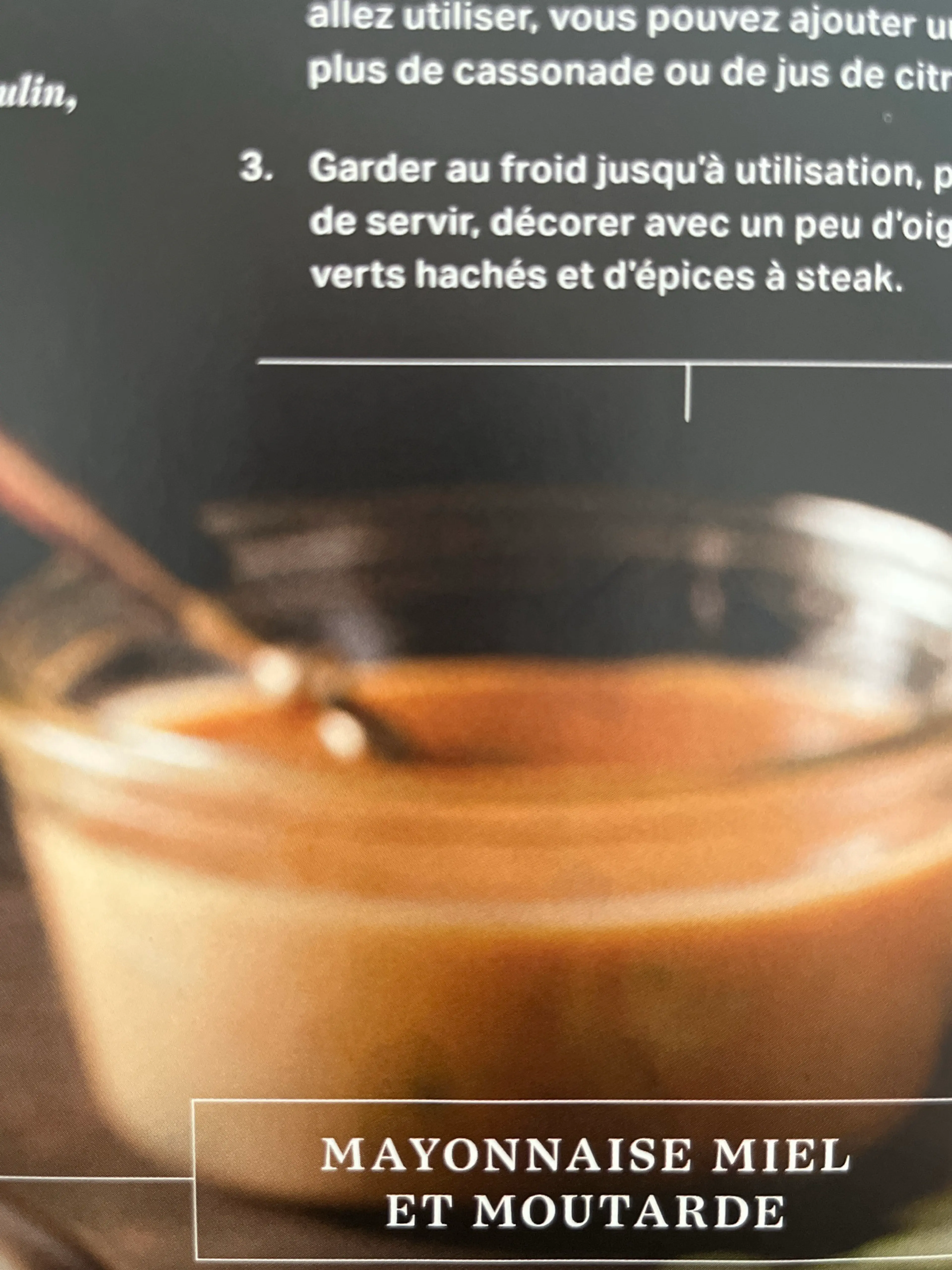 Mayonnaise barbecue sucrée
